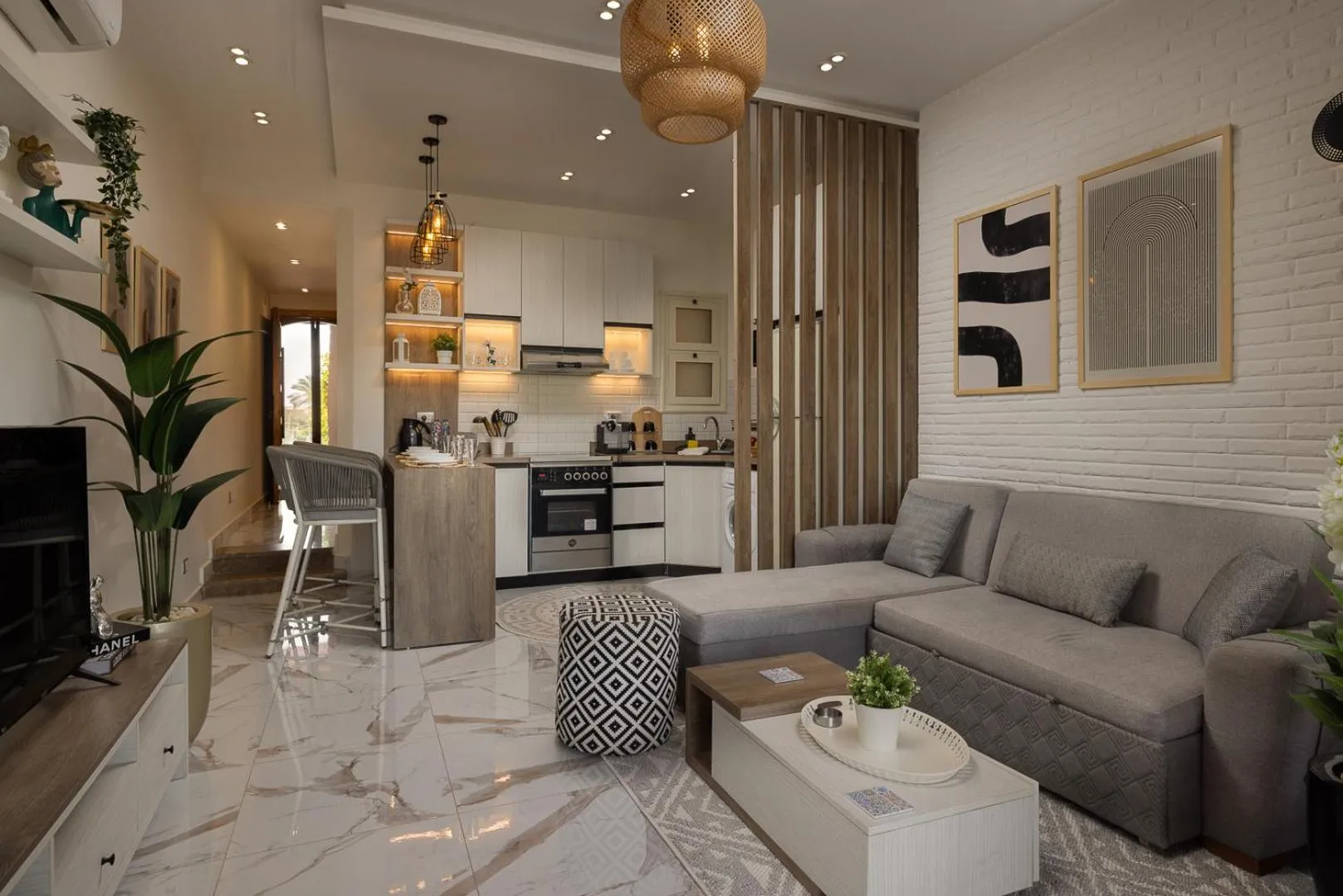 Kitchen or kitchenette in Marina Resort New Alamein By Seven Seasons