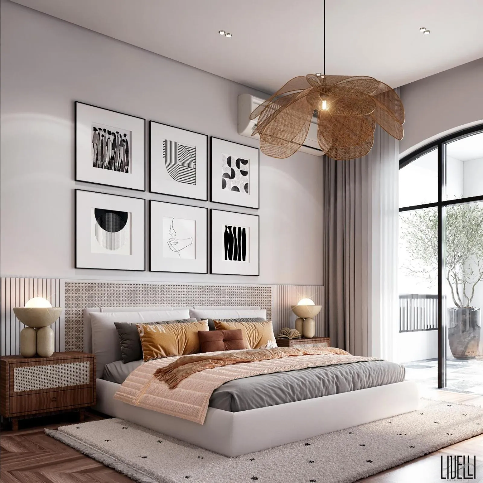 Photo of the whole room, Bed in Marina Resort New Alamein By Seven Seasons