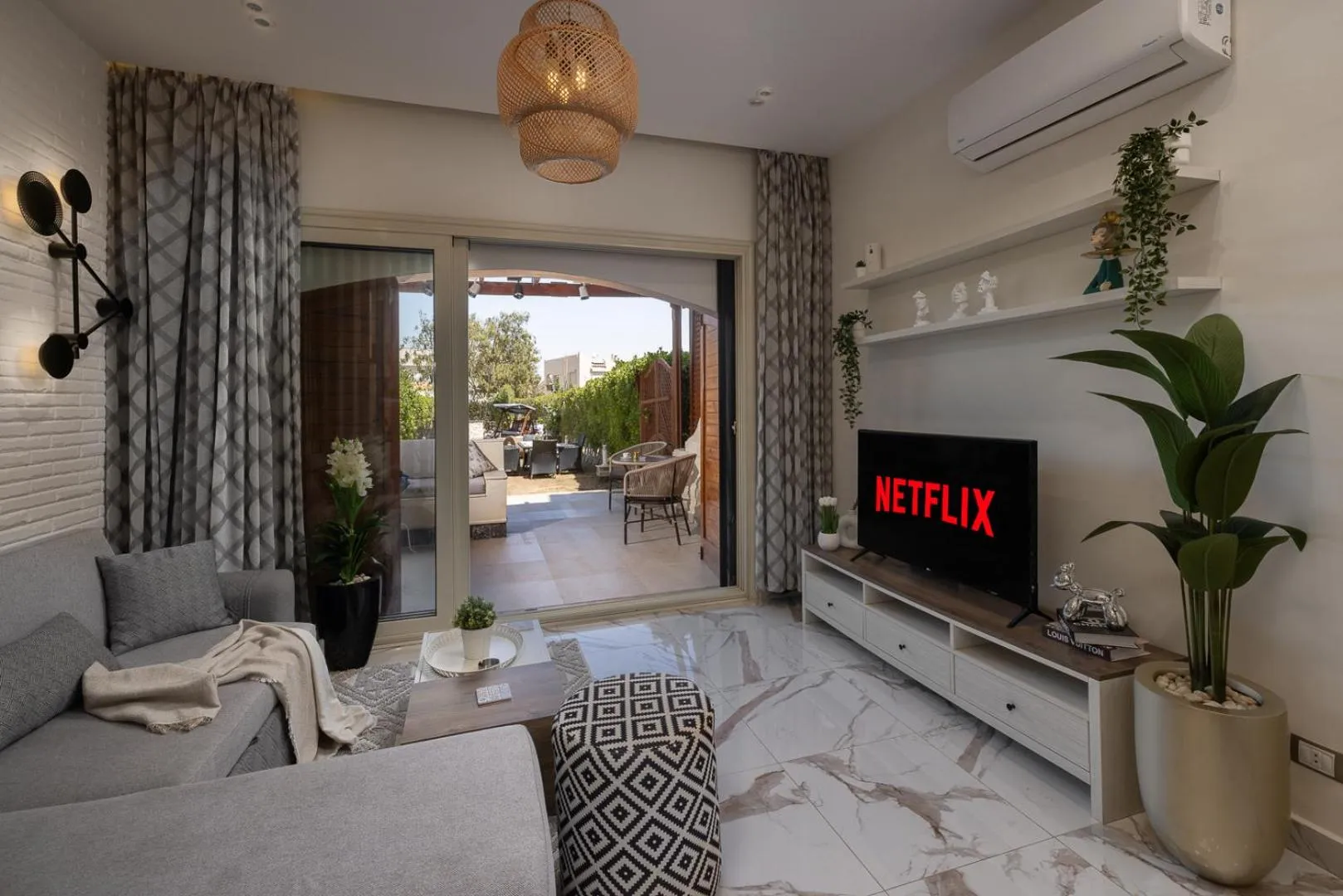 TV and multimedia in Marina Resort New Alamein By Seven Seasons