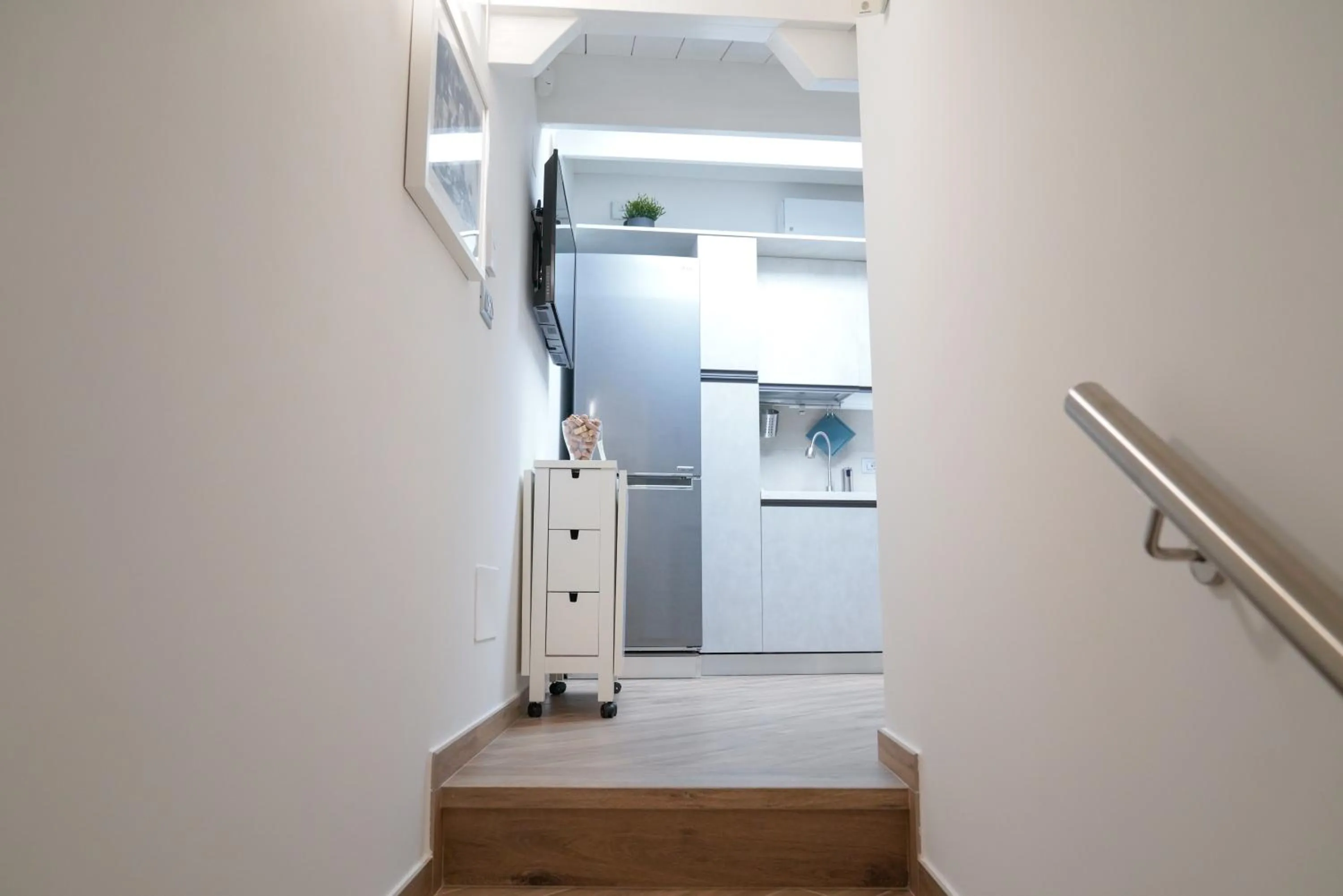 Communal kitchen in B&B Residenza Aragonese