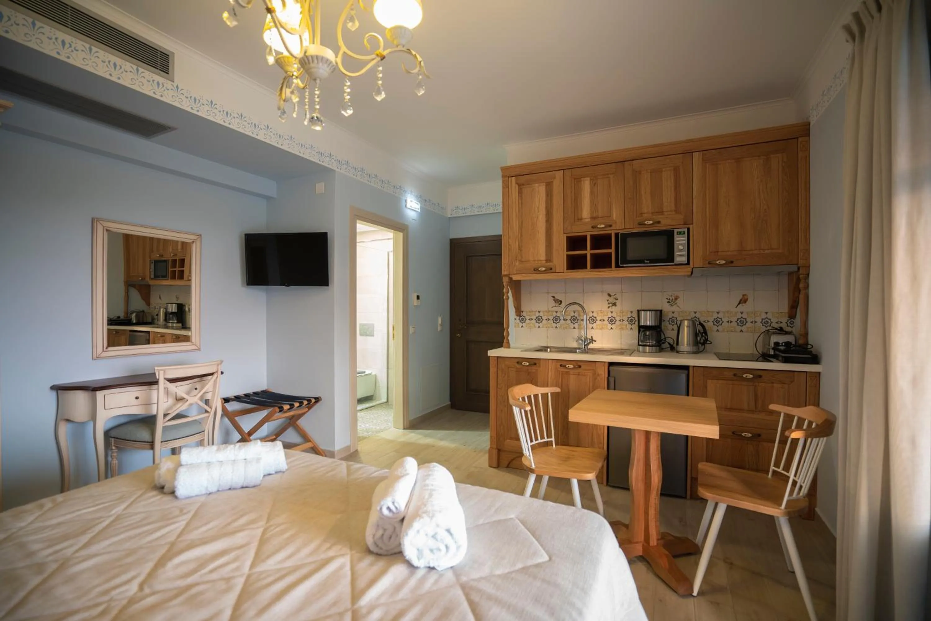 Kitchen or kitchenette in Elysium Living Parga