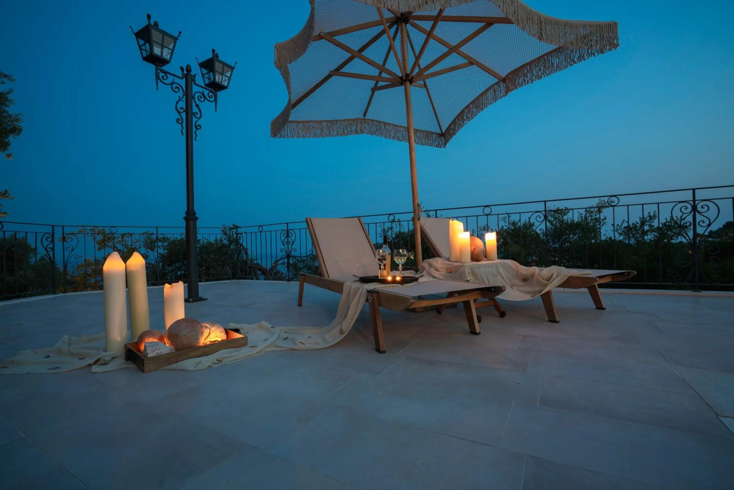 Patio in Elysium Living Parga