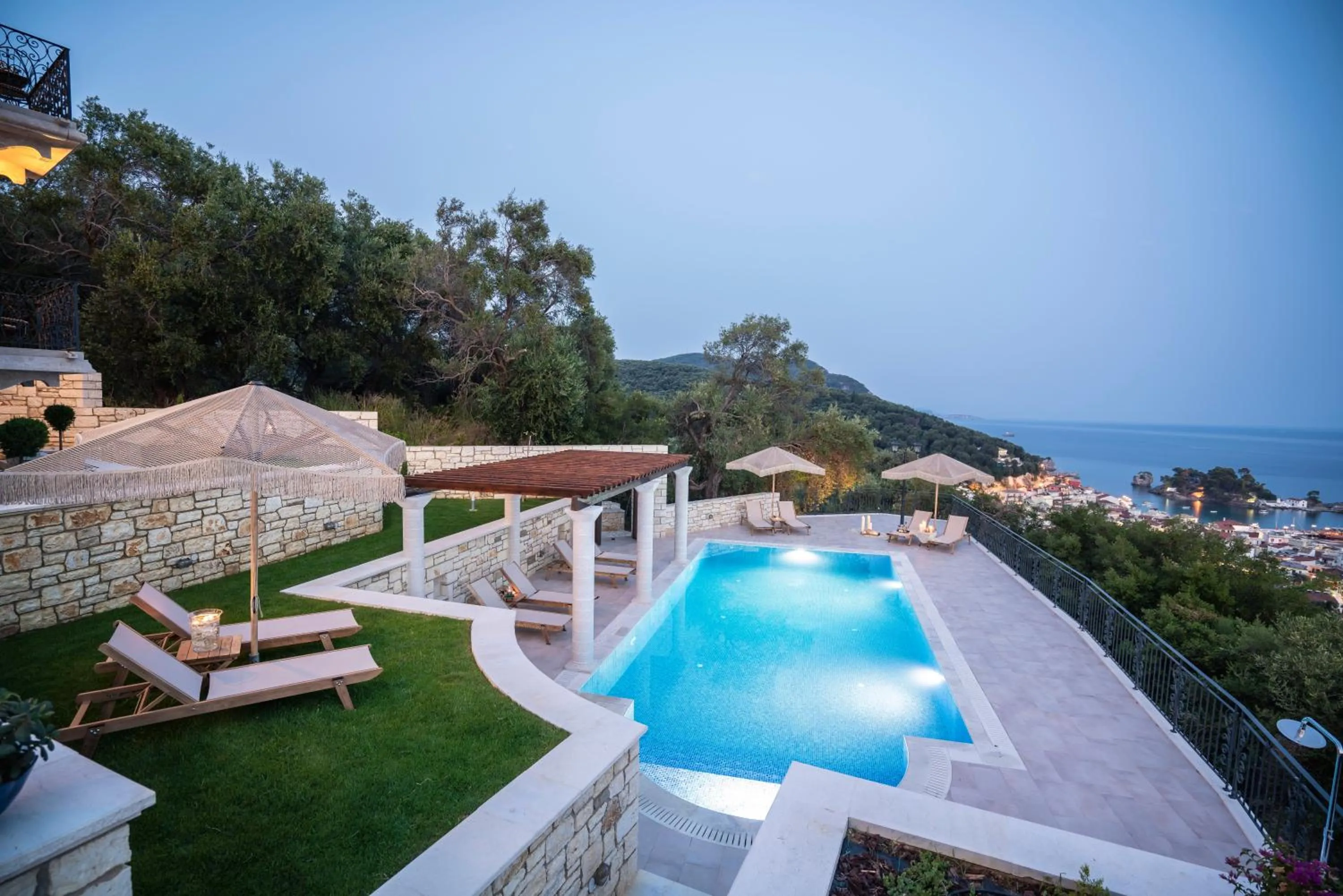 Swimming pool in Elysium Living Parga