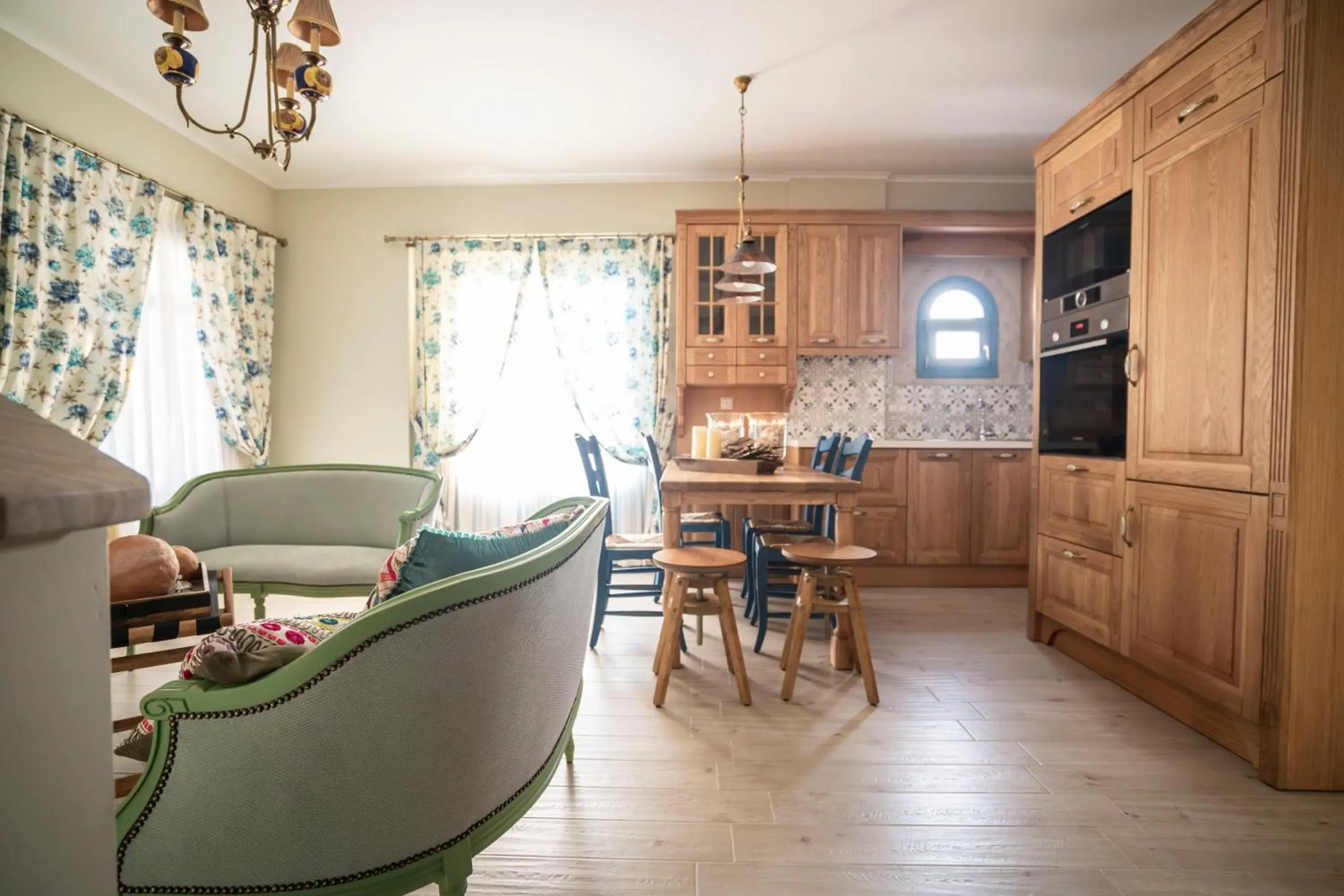 Seating area in Elysium Living Parga Seating area in Elysium Living Parga