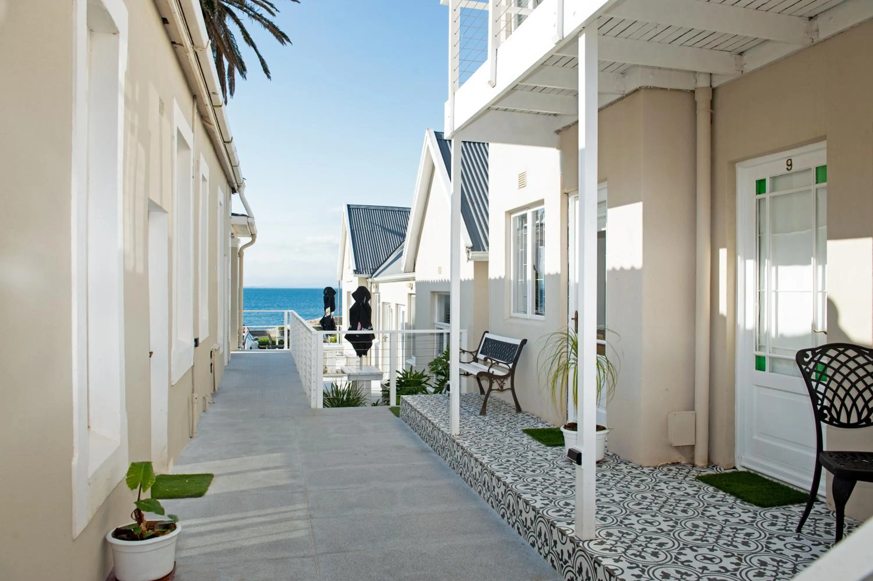 Patio in Boulders Beach Hotel, Cafe and Curio shop