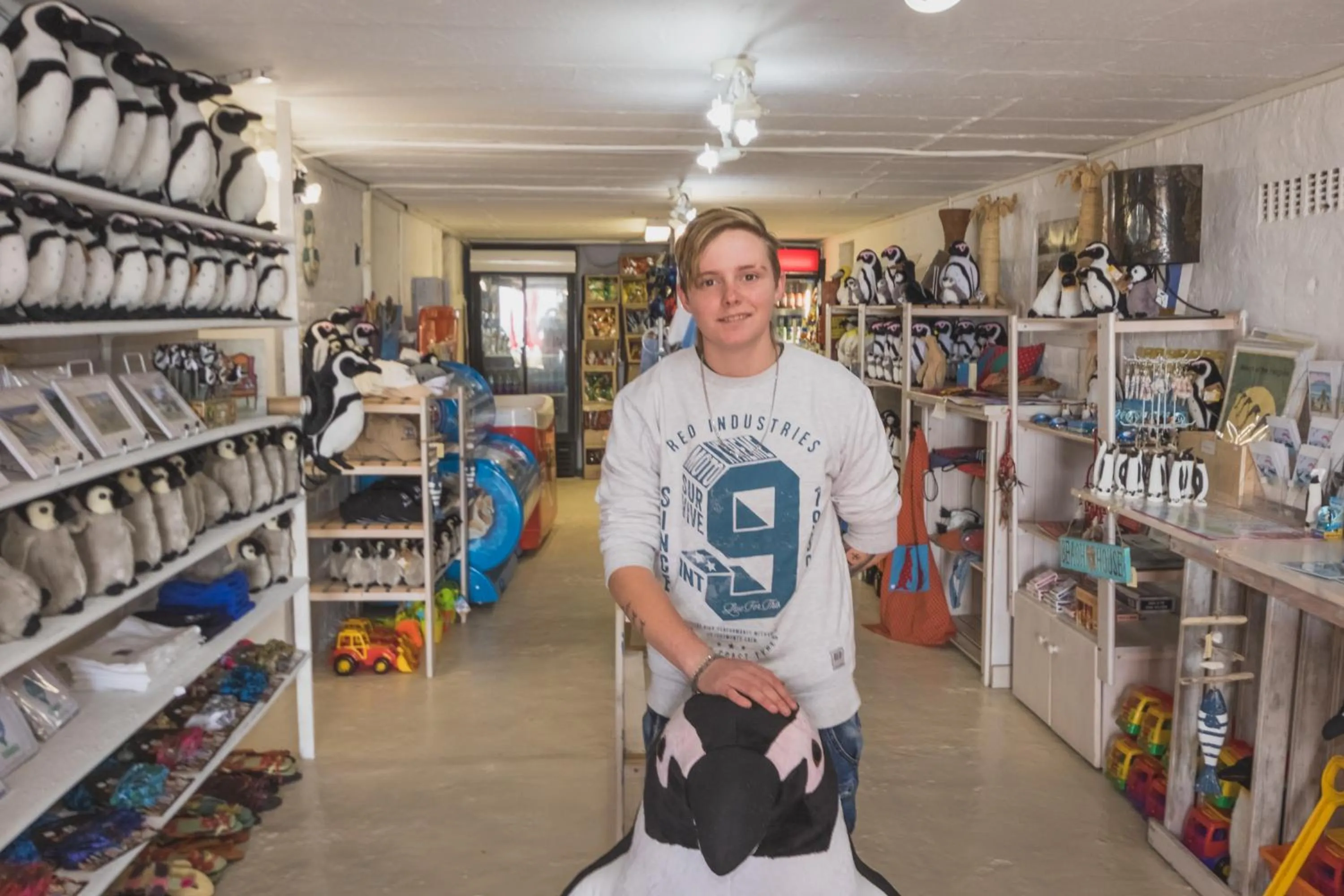 Staff in Boulders Beach Hotel, Cafe and Curio shop