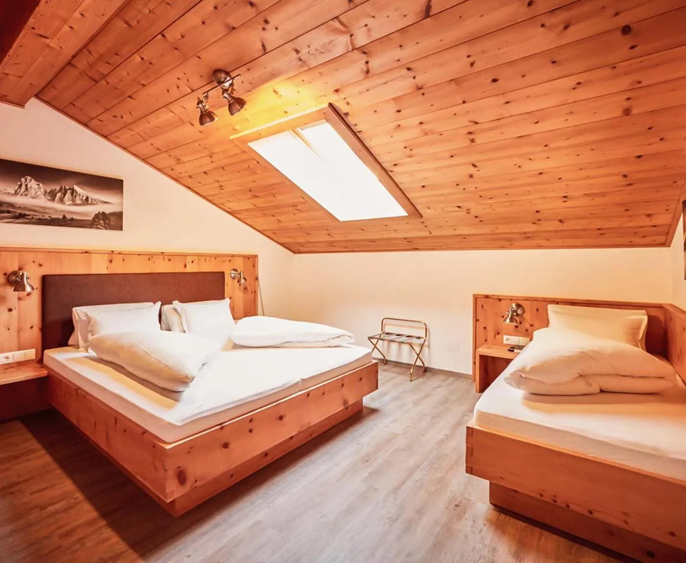 Bedroom, Bed in Hotel Brennerspitz