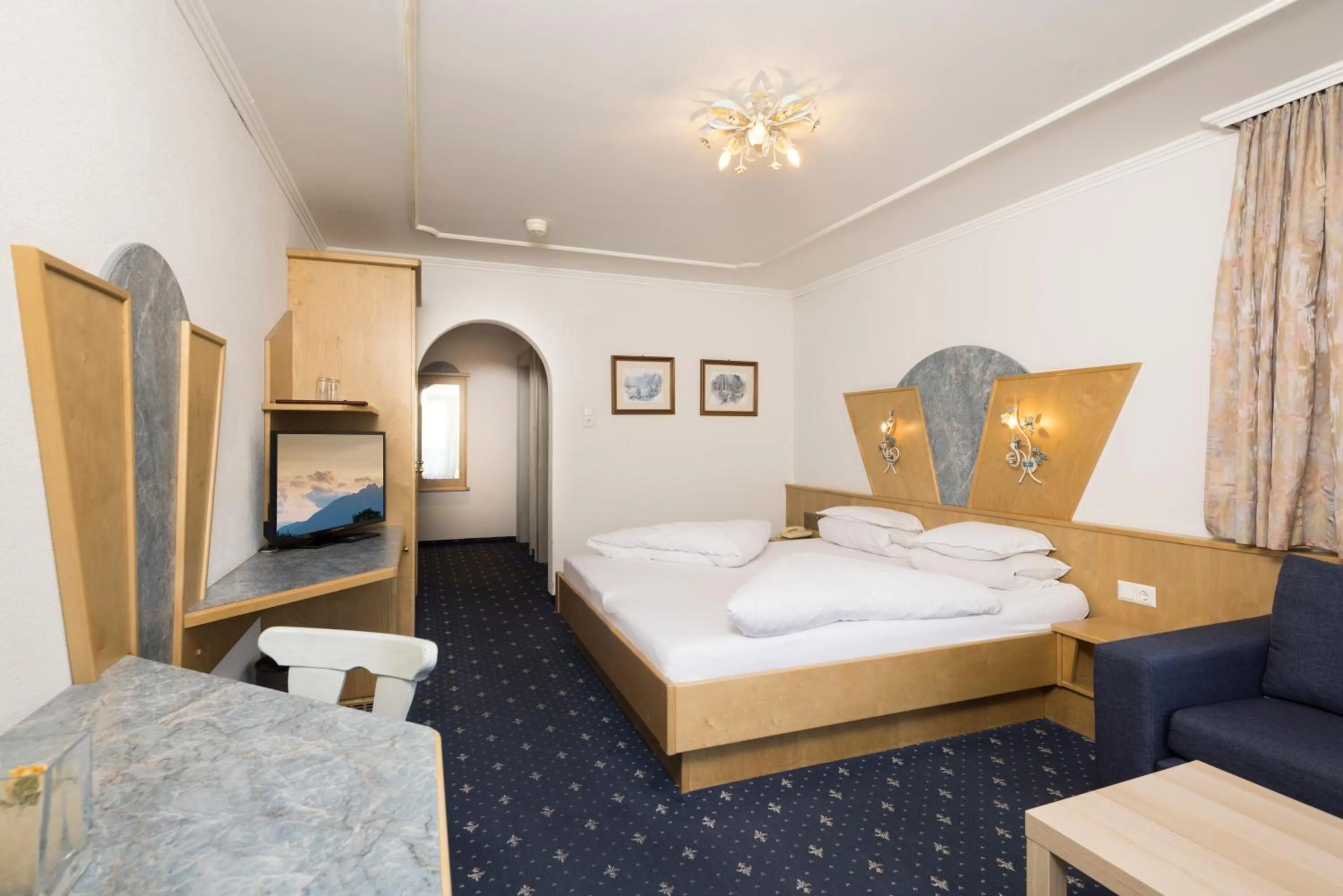 Bed in Hotel Brennerspitz