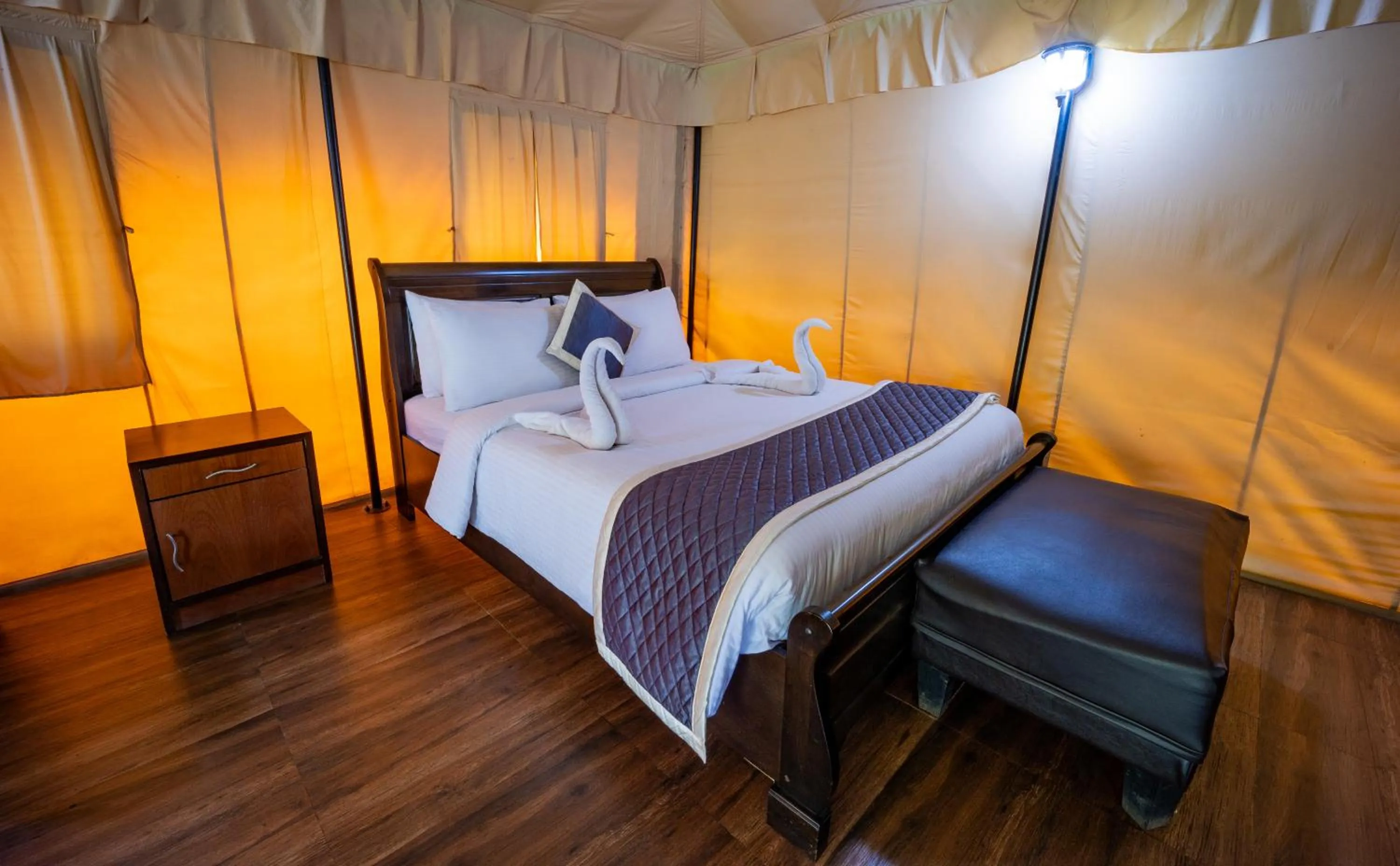 Bed in Three Hills Resort Coorg