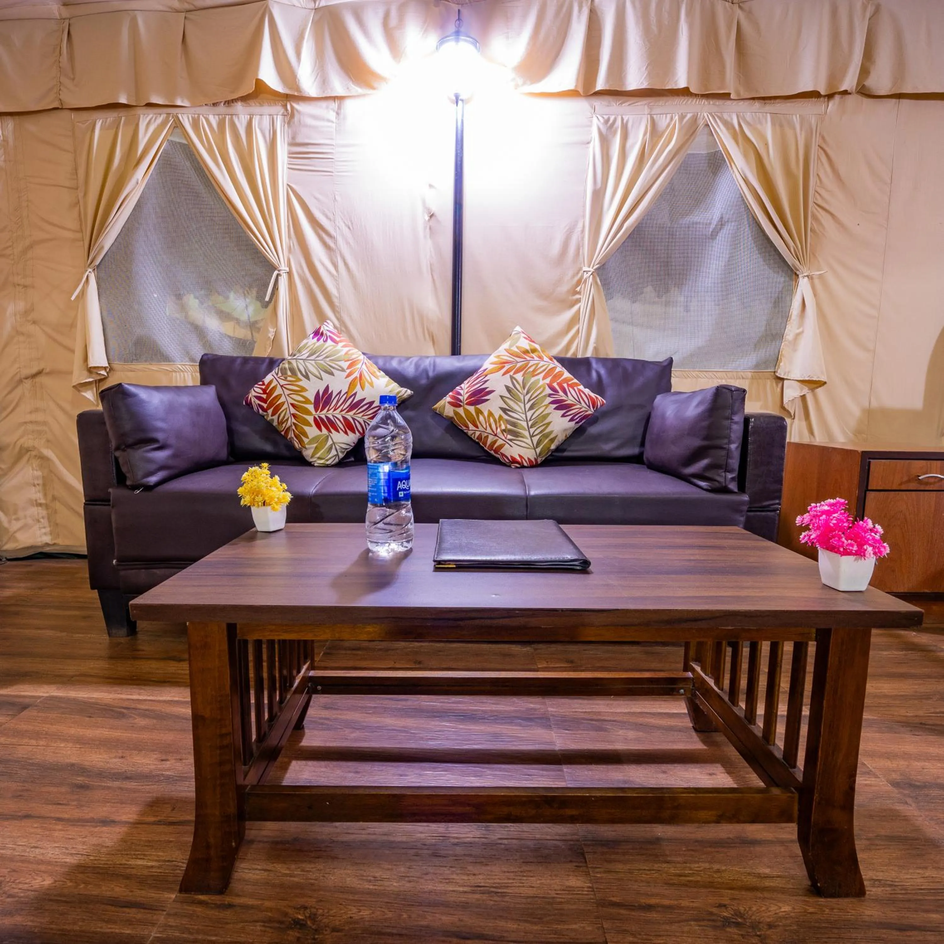 Seating area in Three Hills Resort Coorg