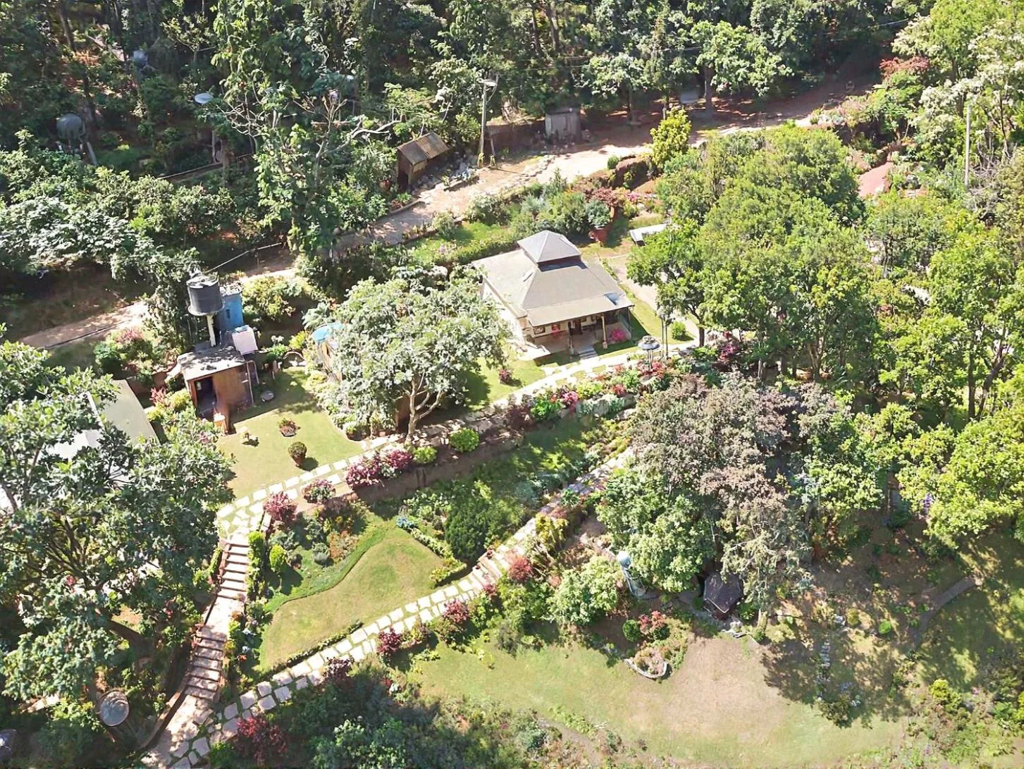 Inner courtyard view in Three Hills Resort Coorg