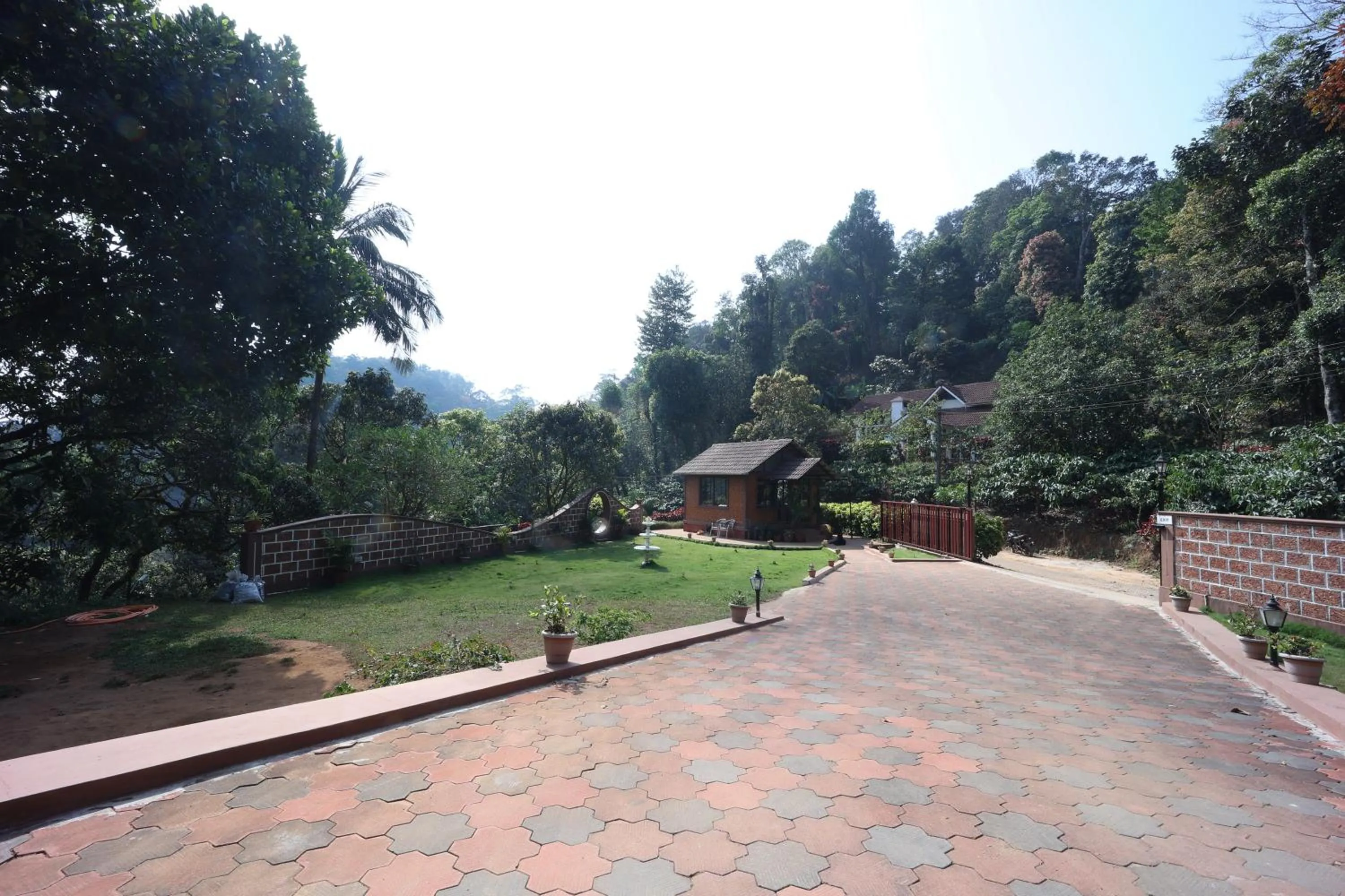 Facade/entrance in Three Hills Resort Coorg