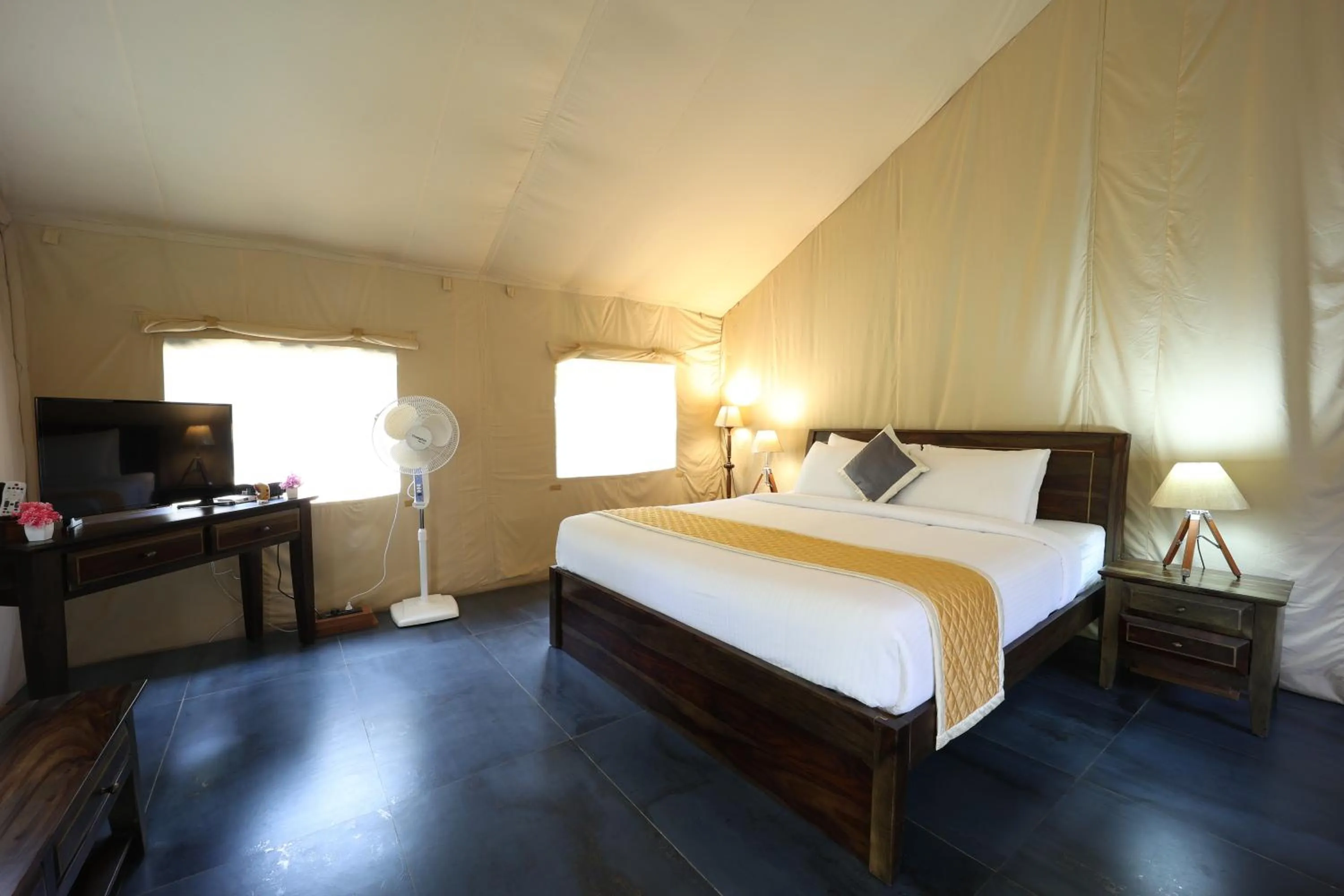 Bed in Three Hills Resort Coorg