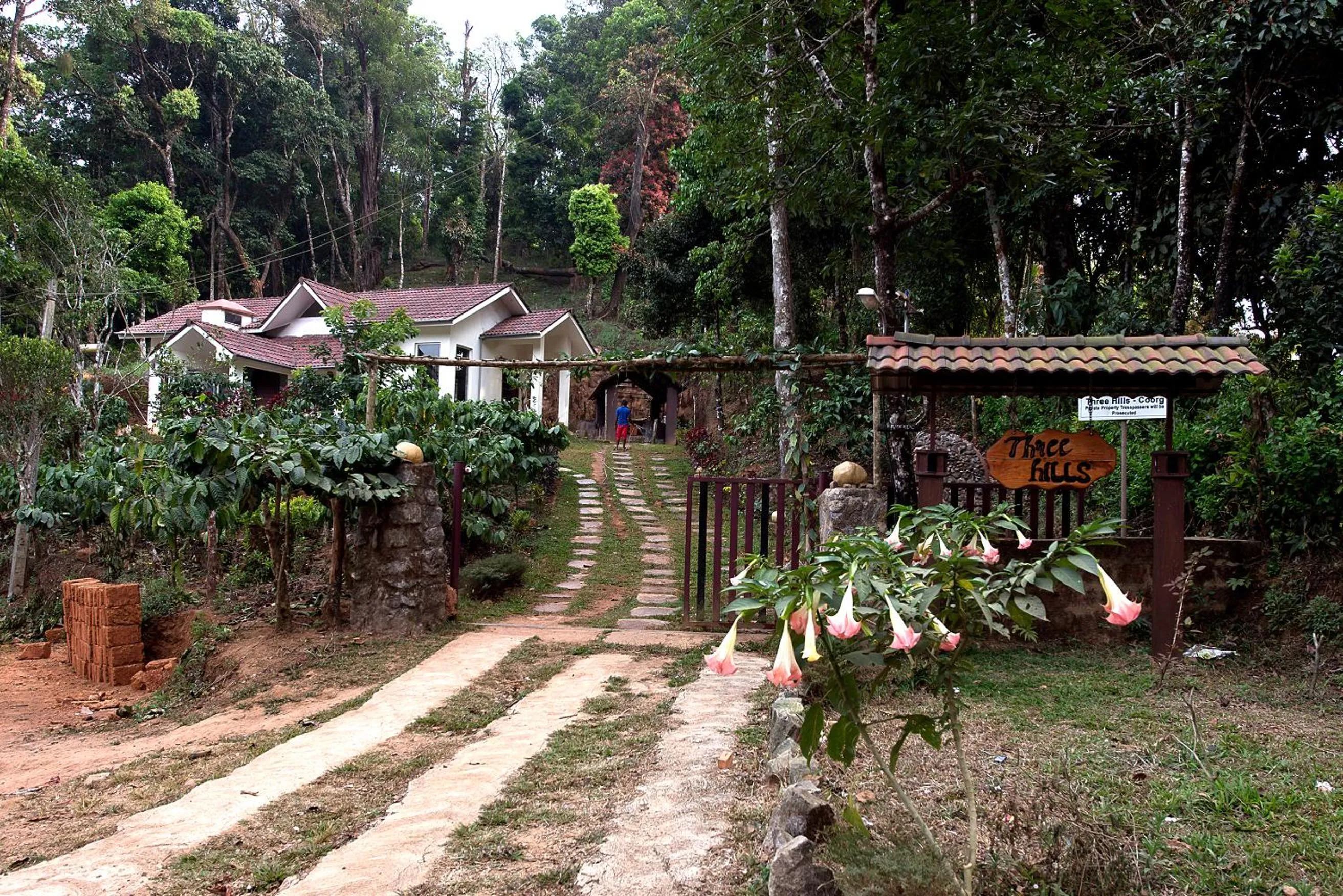 Facade/entrance in Three Hills Resort Coorg