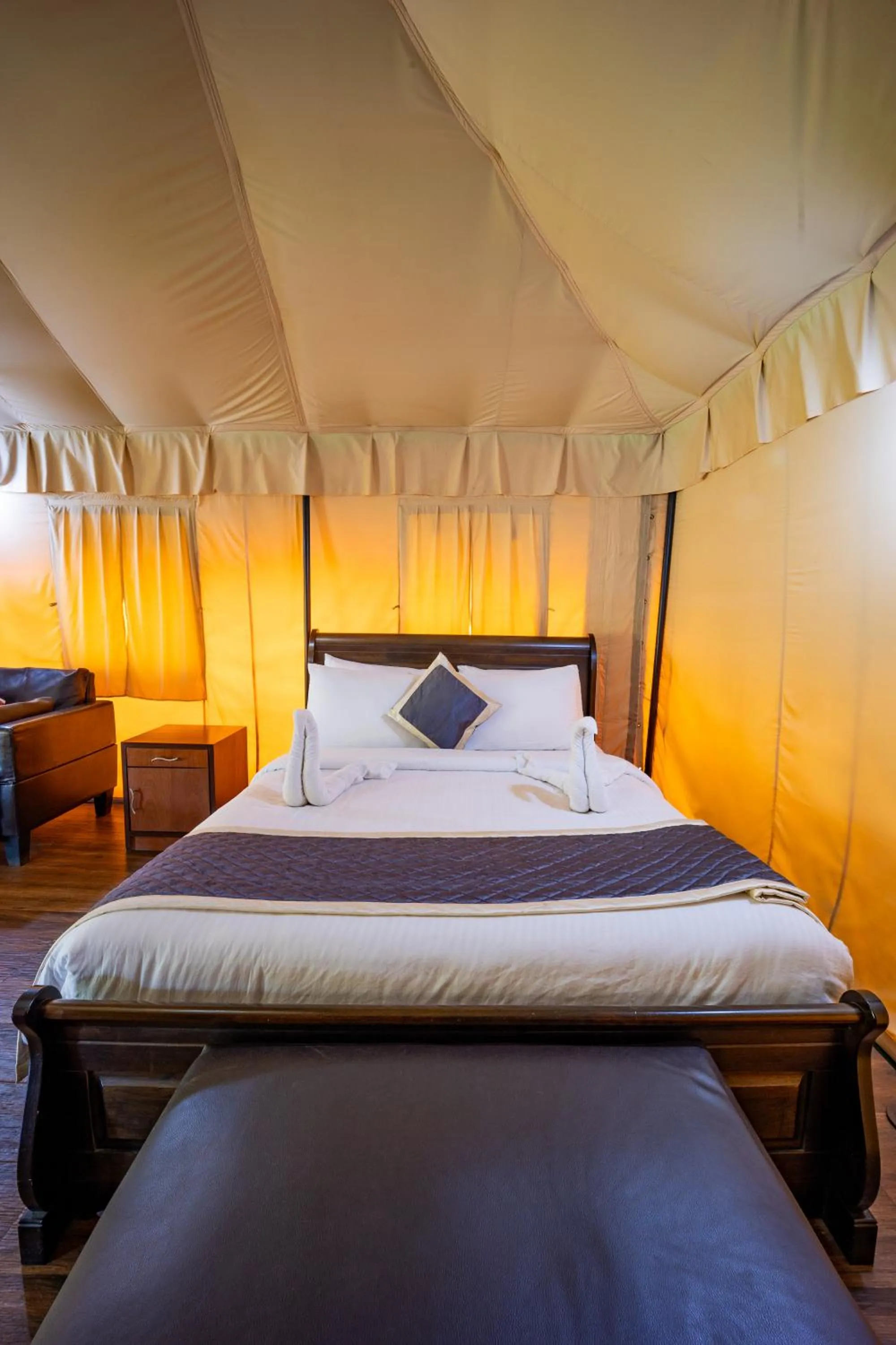 Bed in Three Hills Resort Coorg