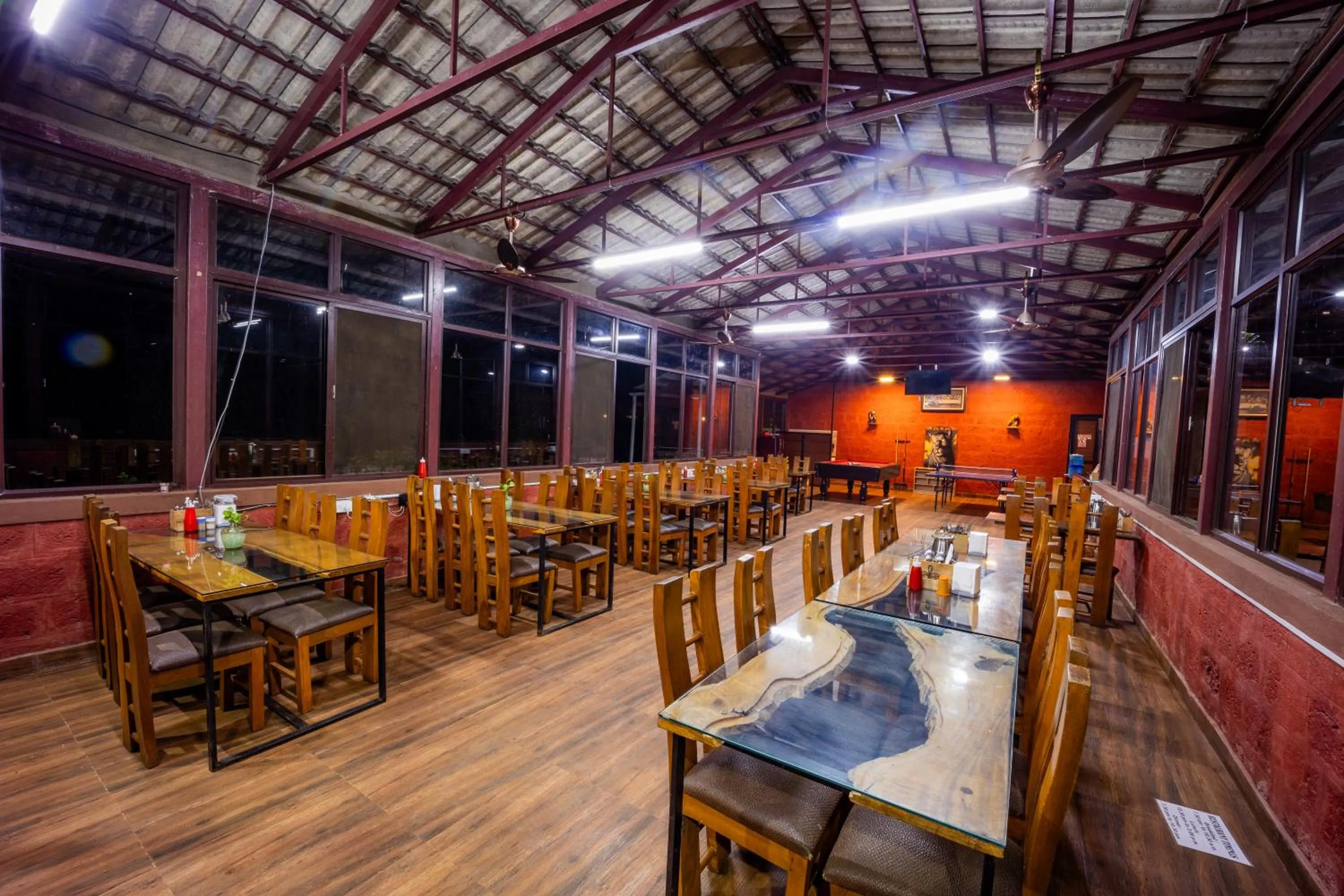 Restaurant/places to eat in Three Hills Resort Coorg