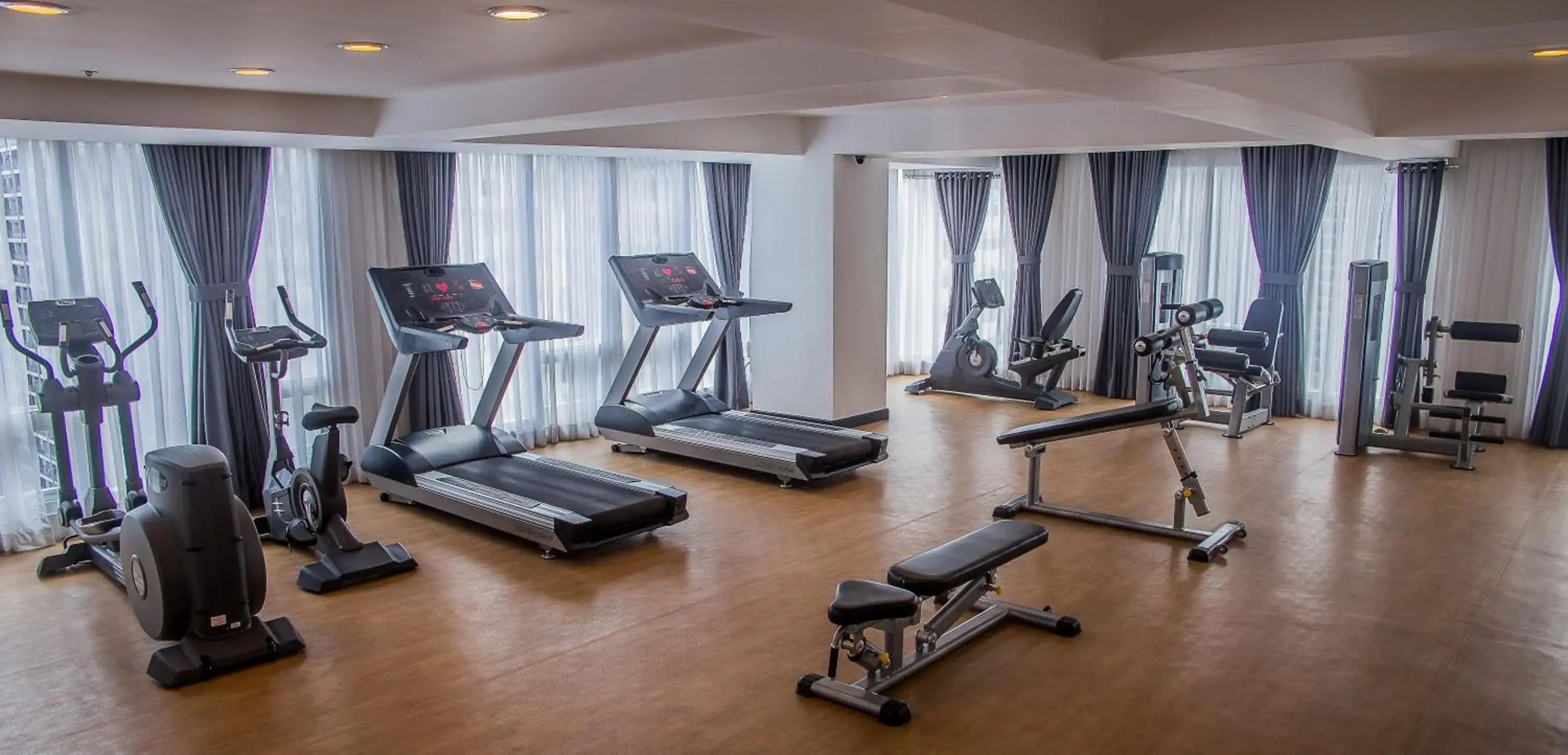 Fitness centre/facilities in Y2 Residence Hotel Managed by HII Fitness centre/facilities in Y2 Residence Hotel Managed by HII