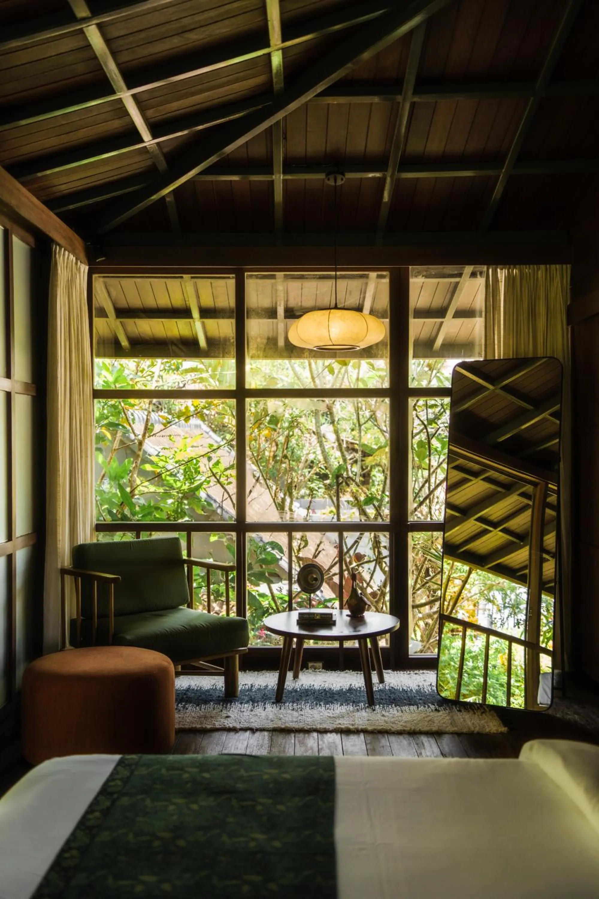 Living room, Bed in Grün Ubud
