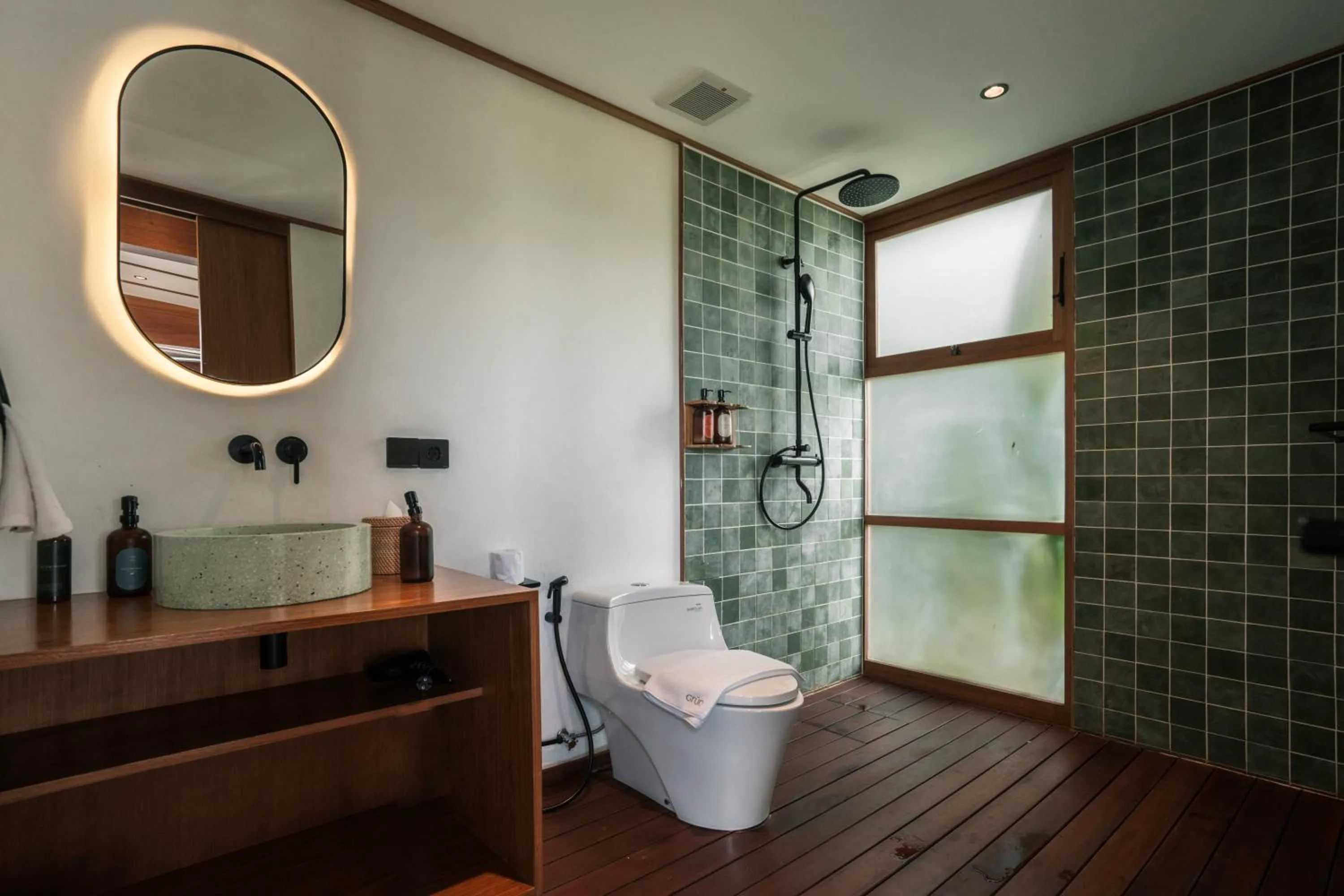 Bathroom in Grün Ubud
