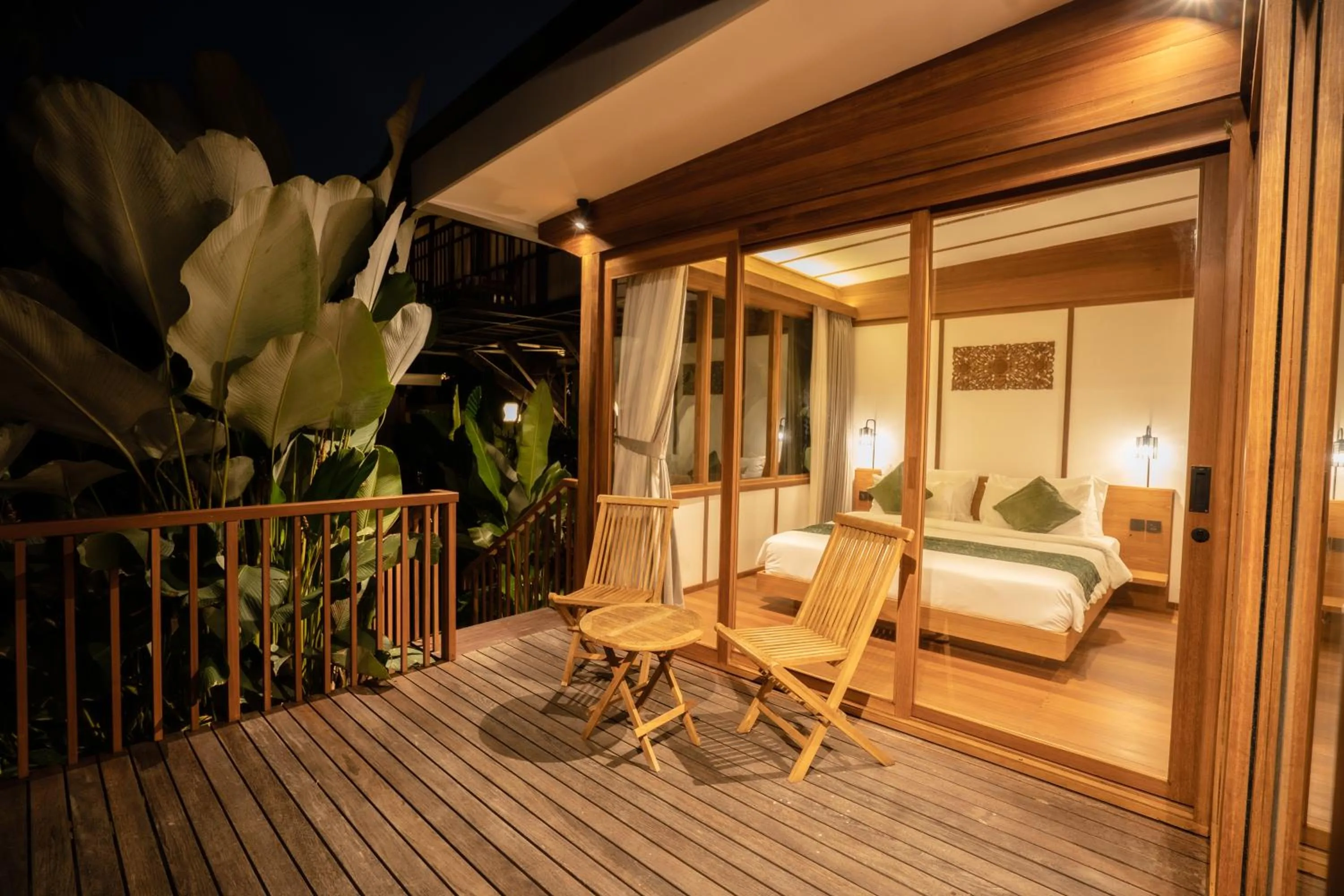 Balcony/Terrace in Grün Ubud