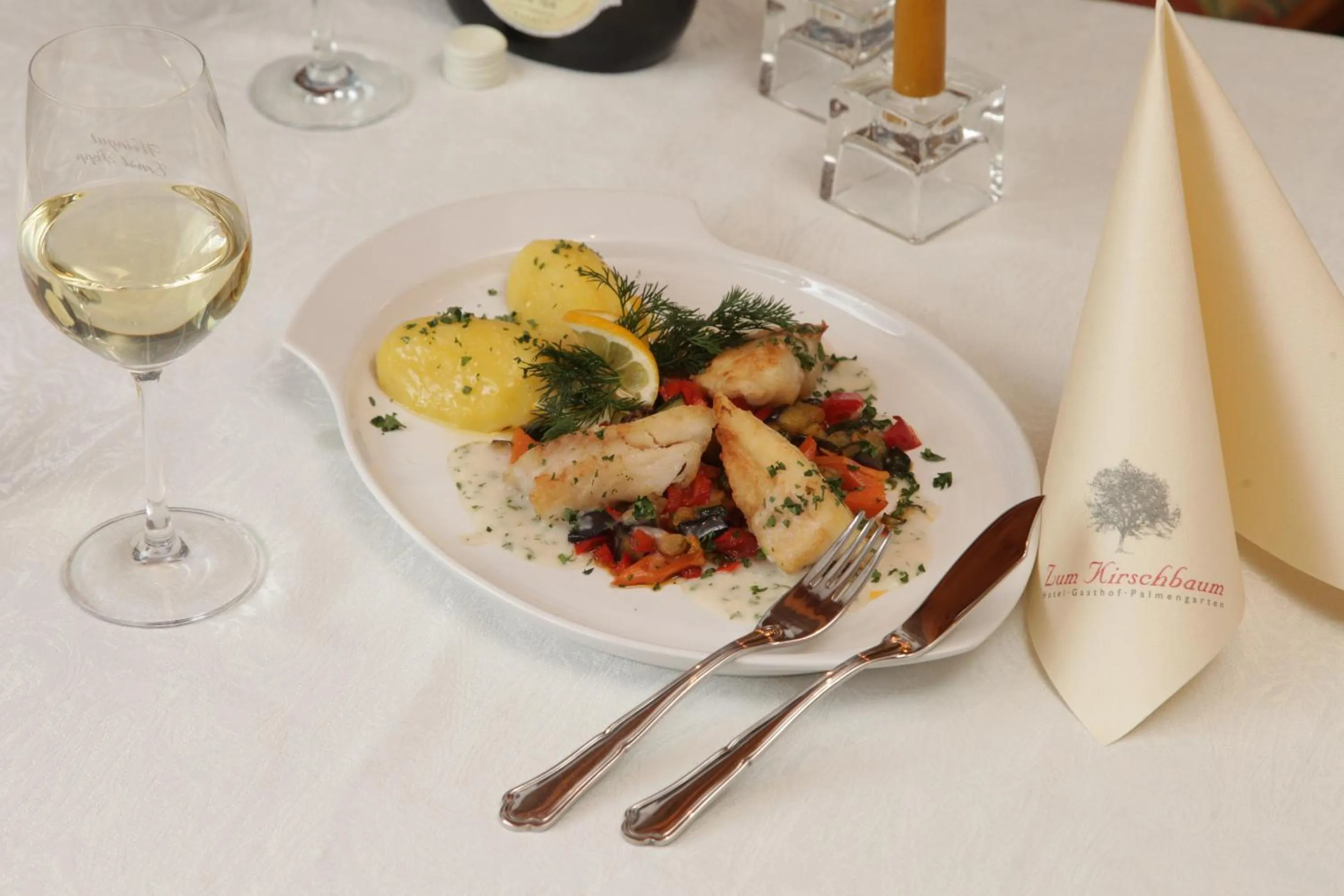 Food close-up in Hotel-Restaurant Zum Kirschbaum