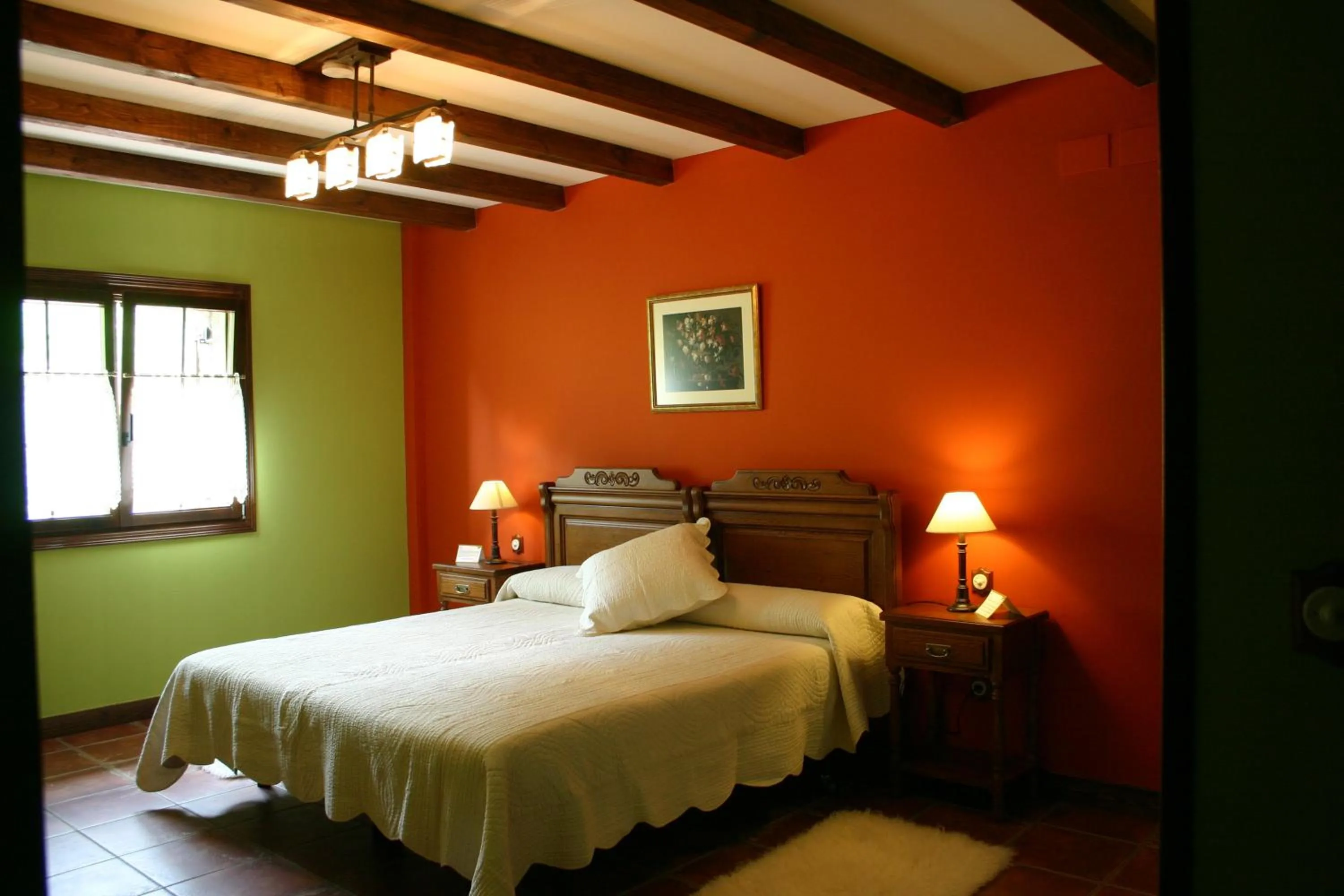 Bedroom, Bed in Eco Hotel Rural Lurdeia - Adults Only