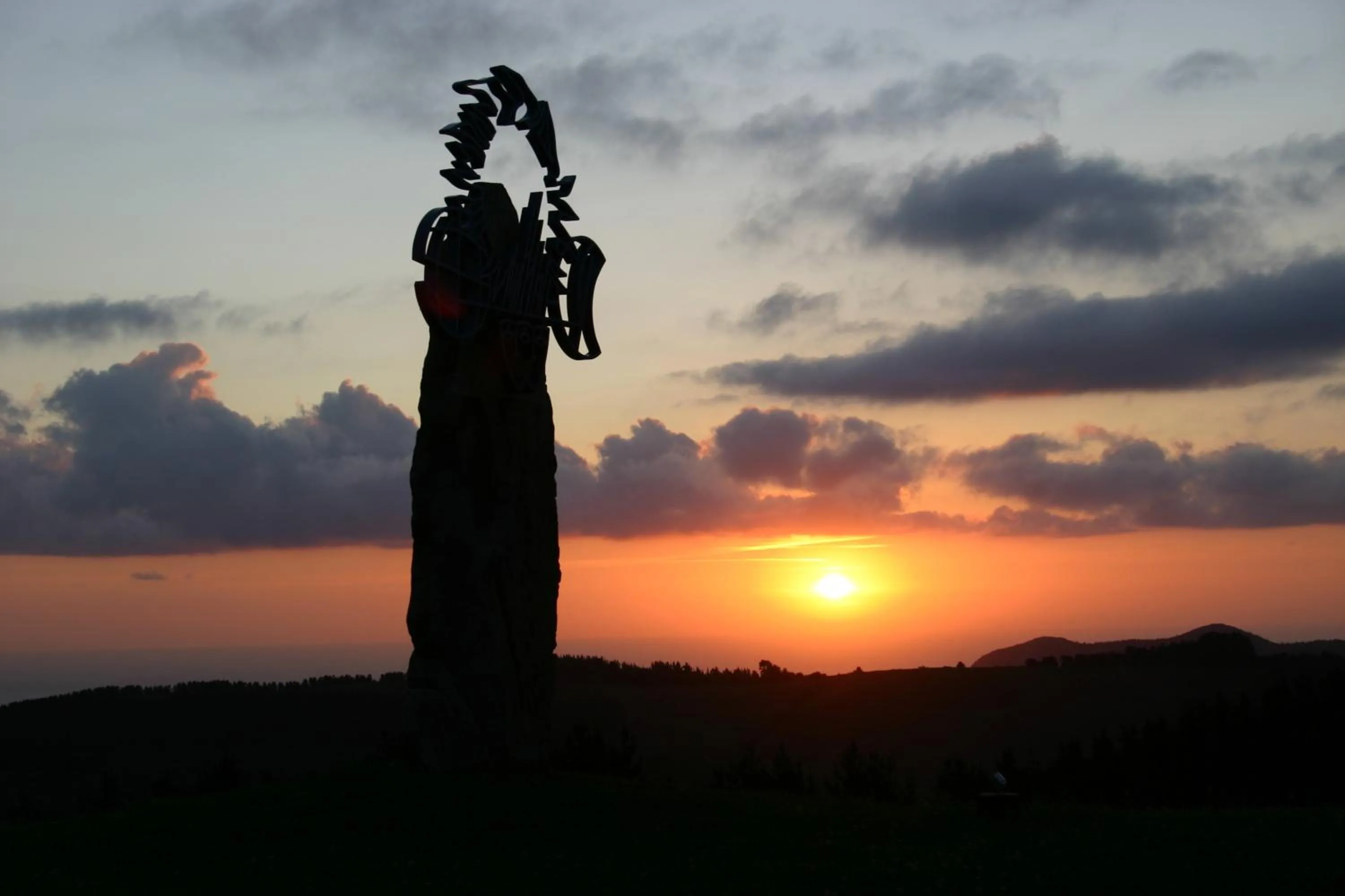 Sunrise in Eco Hotel Rural Lurdeia - Adults Only