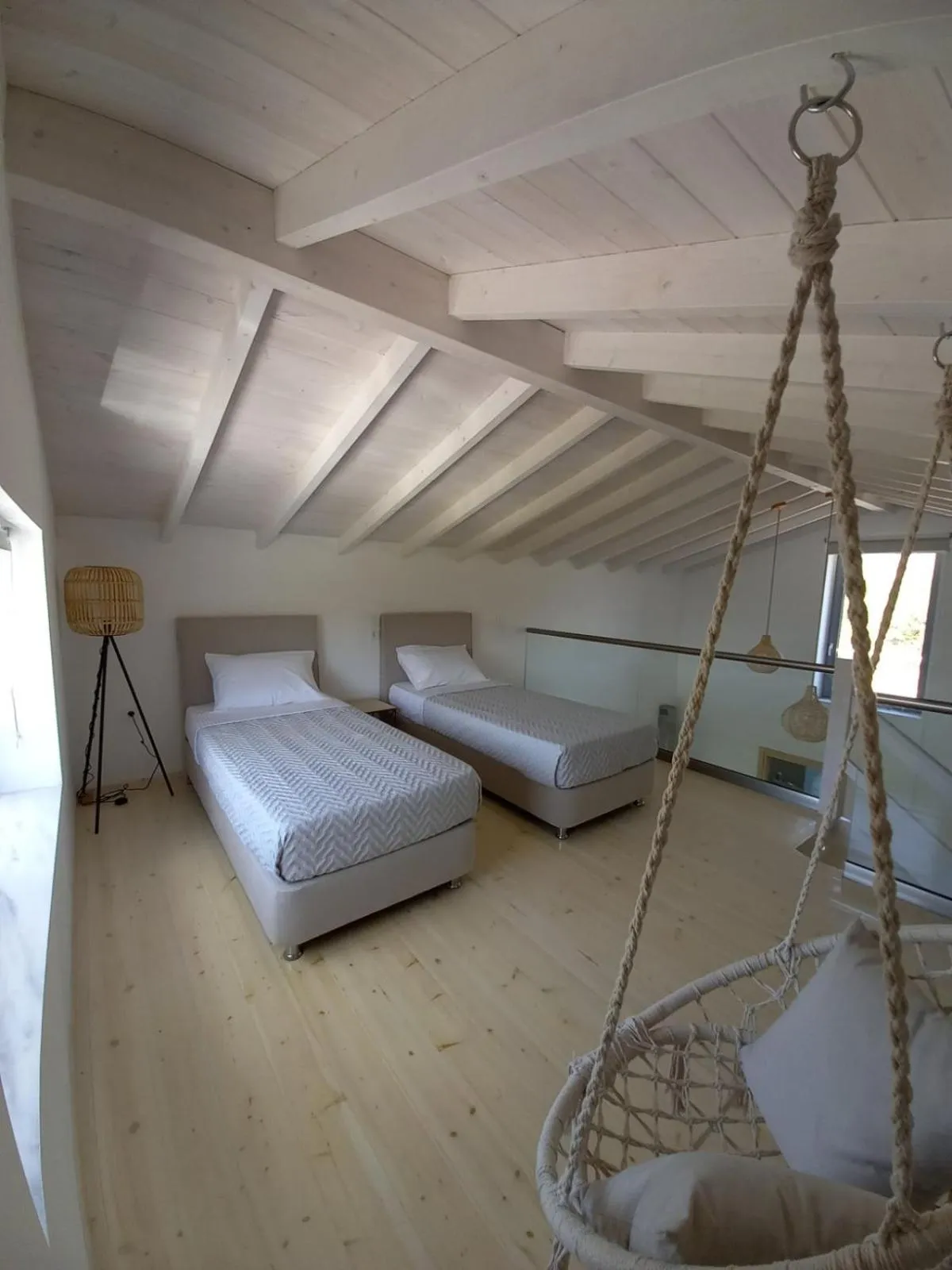 Bed in Lithos Villas