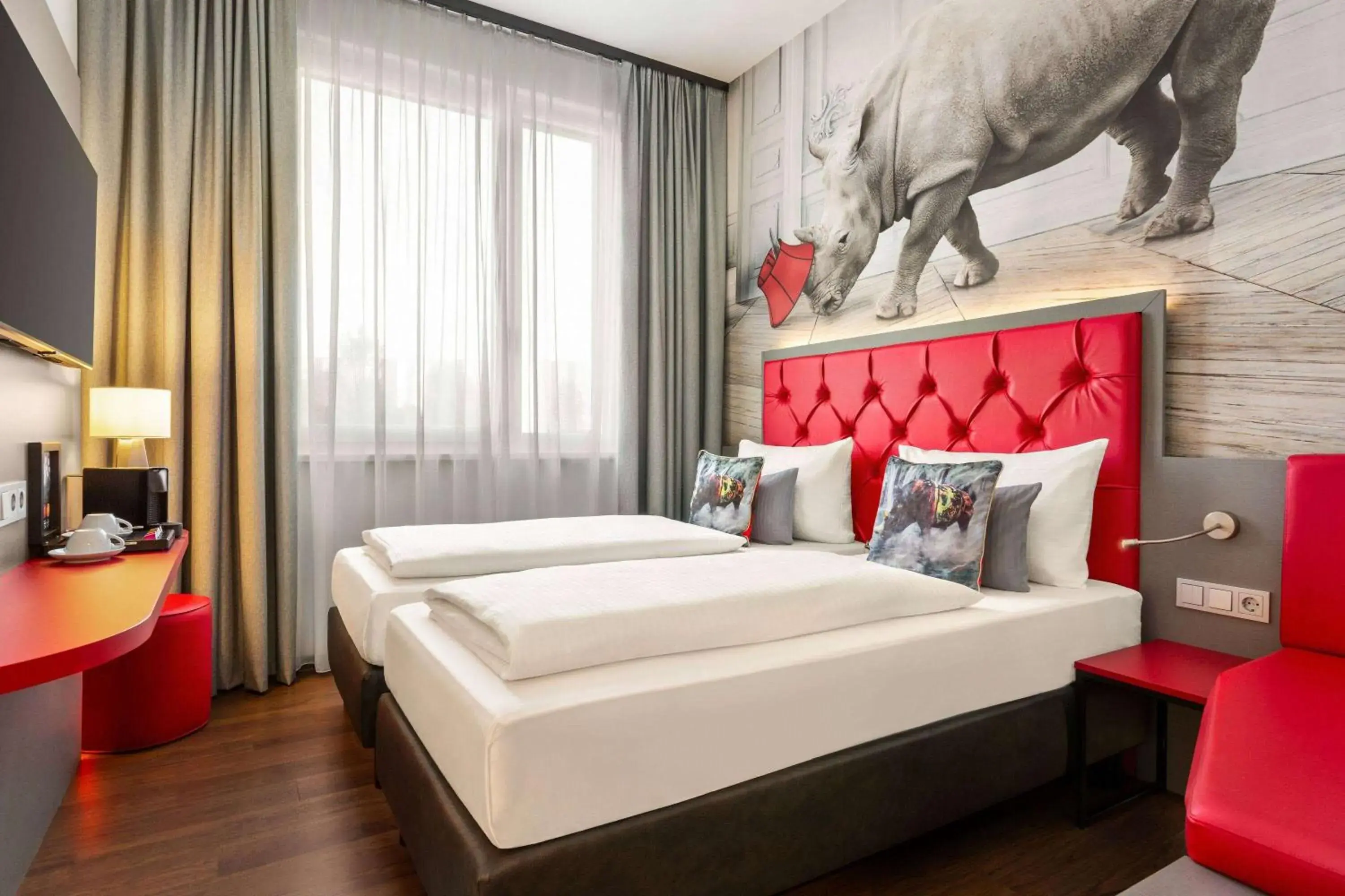 Photo of the whole room, Bed in Amedia Munich Dachau, Trademark Collection by Wyndham Photo of the whole room, Bed in Amedia Munich Dachau, Trademark Collection by Wyndham