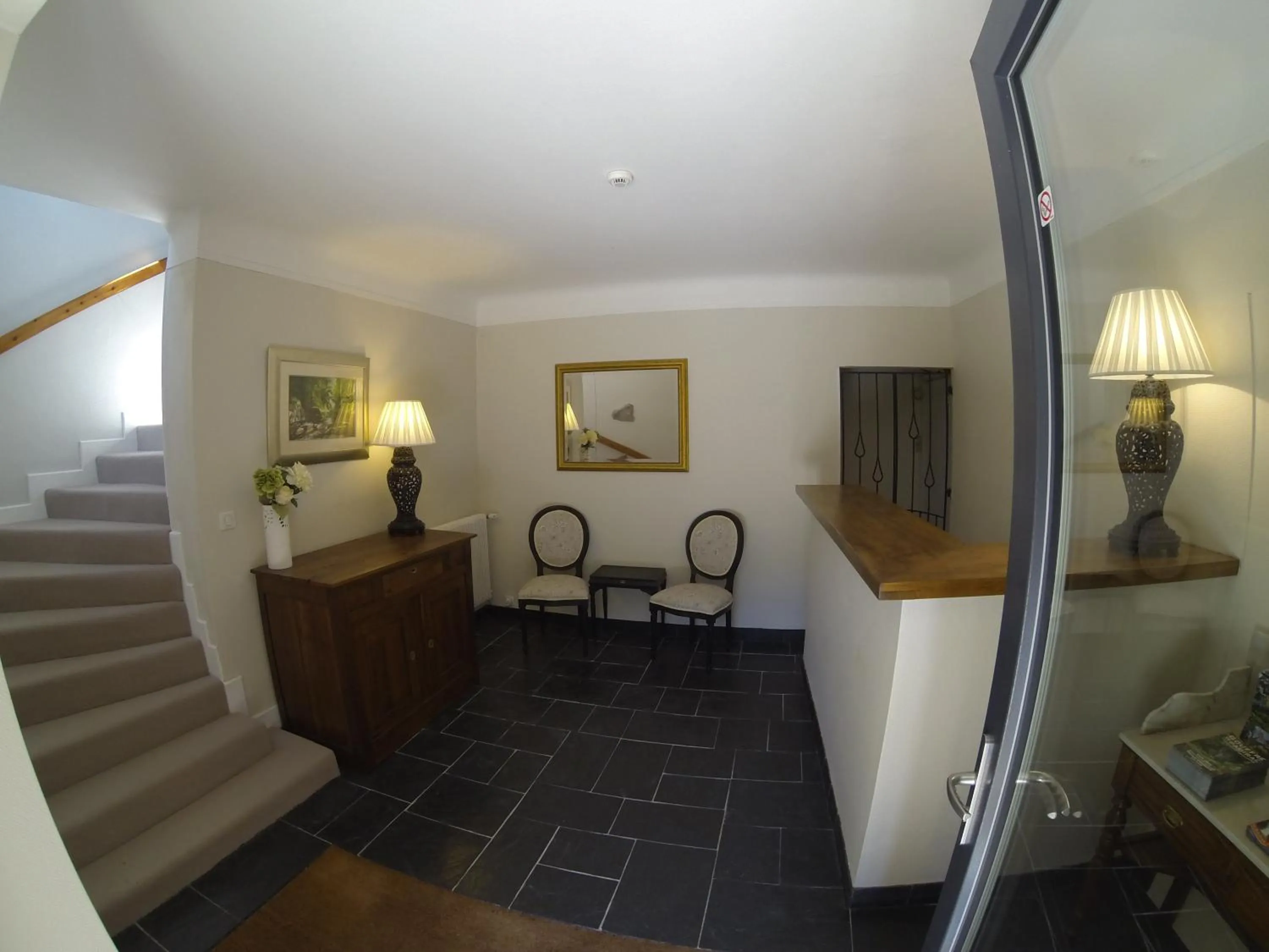Lobby or reception in Auberge de la Sagne
