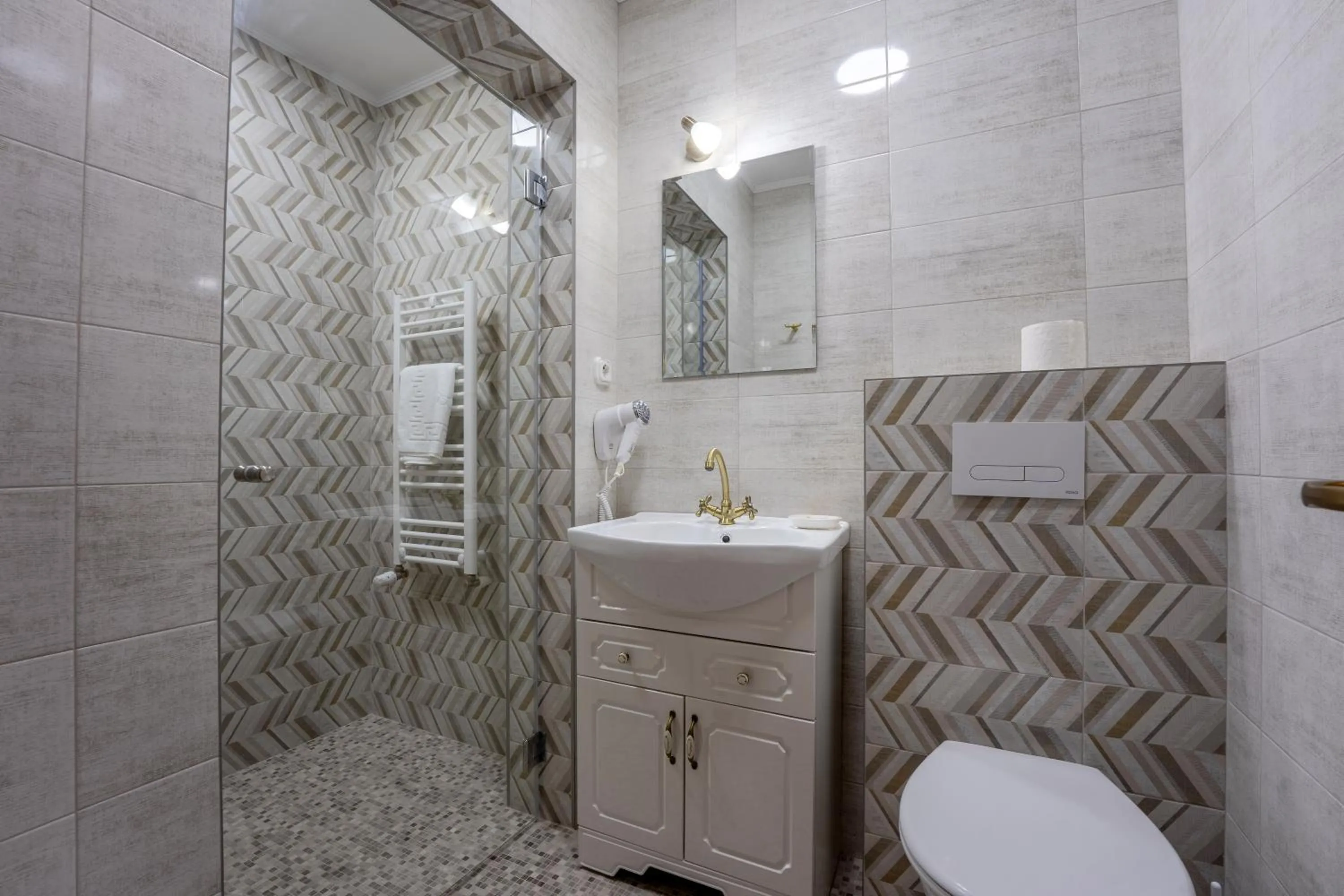 Shower in Hotel PrincesSophie