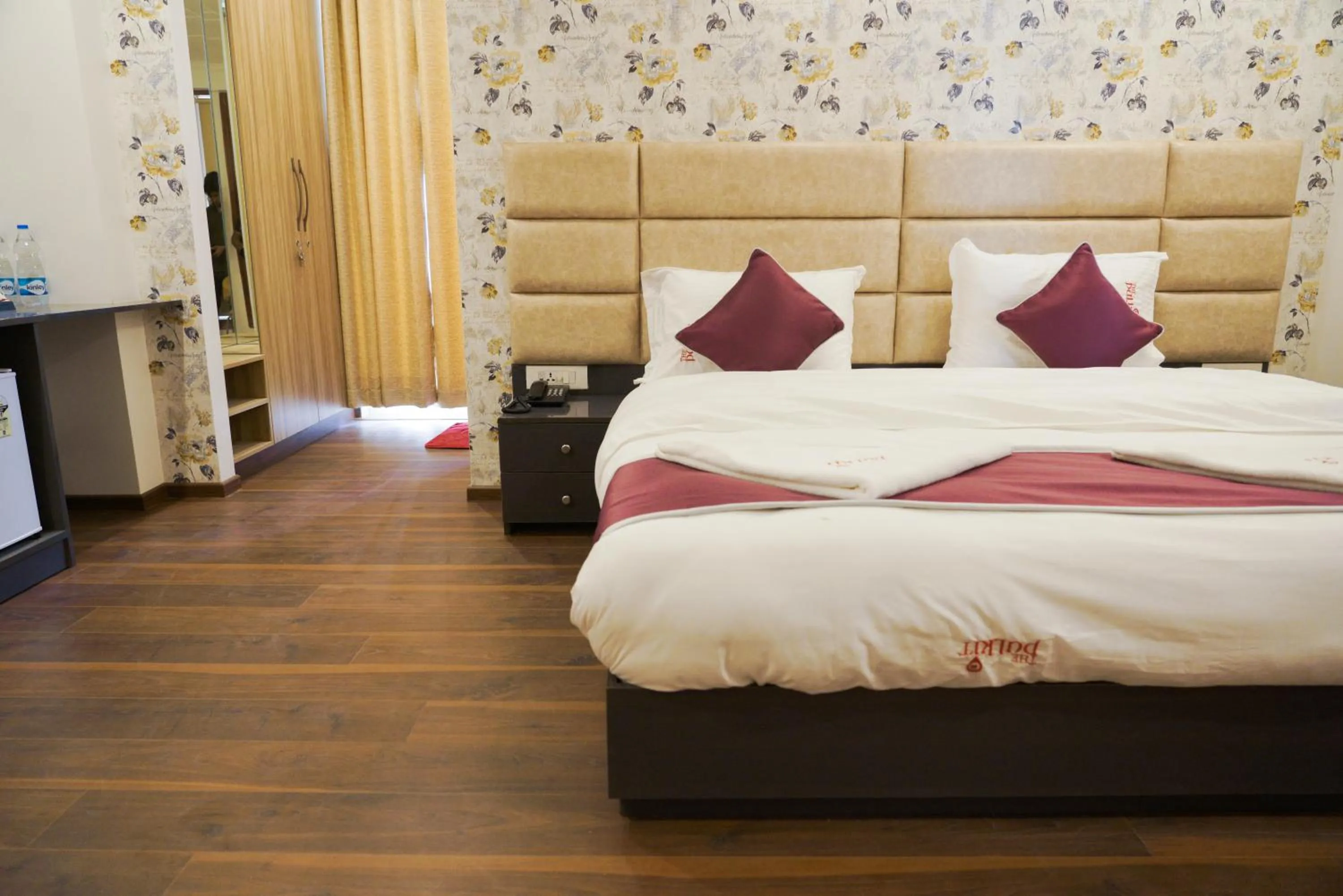 Bed in Lime Tree Hotel Pulkit Gurgaon-Artemis Hospital, Nearest Metro Huda City Centre