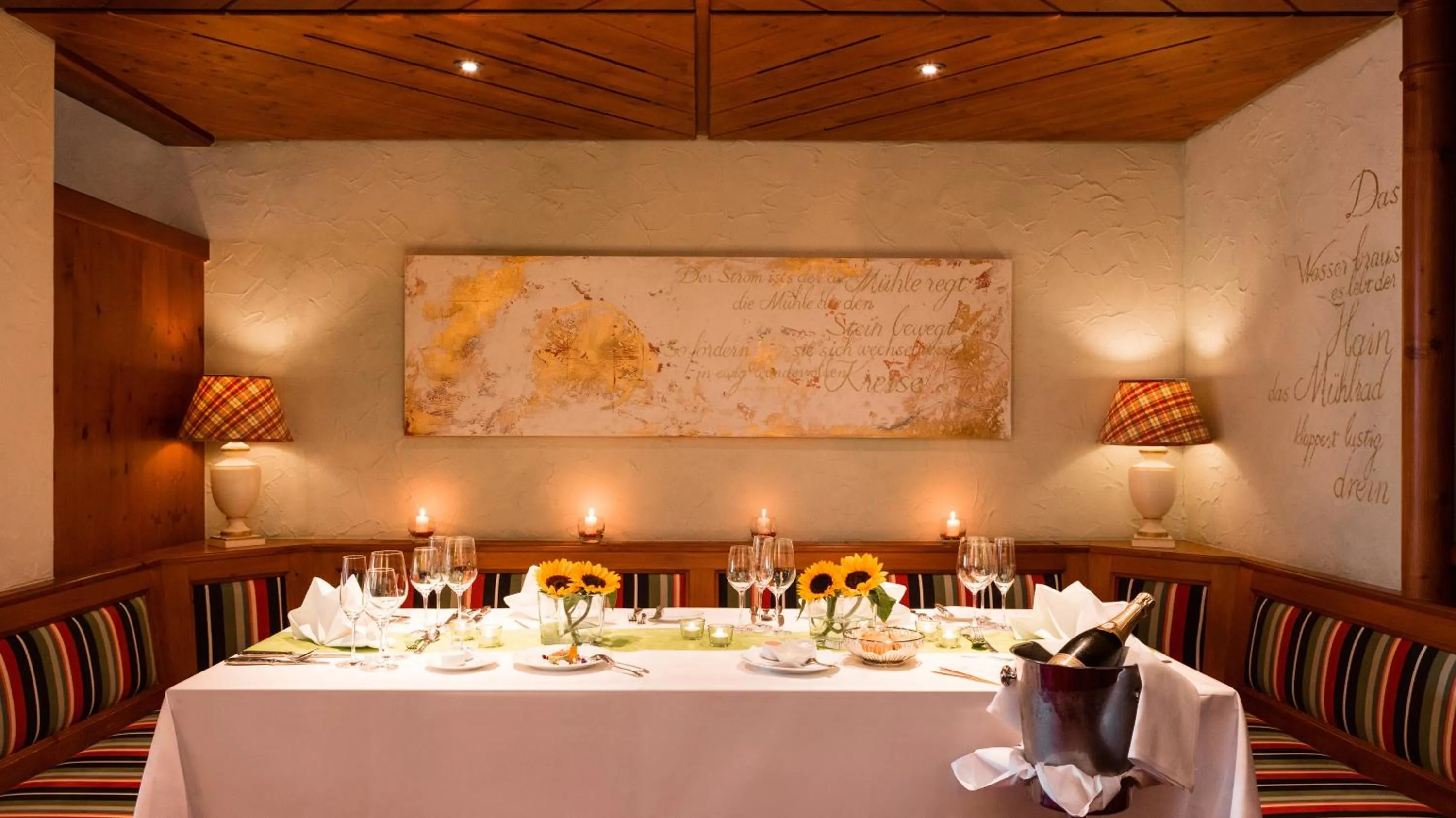 Restaurant/places to eat in Romantik Hotel Rindenmühle