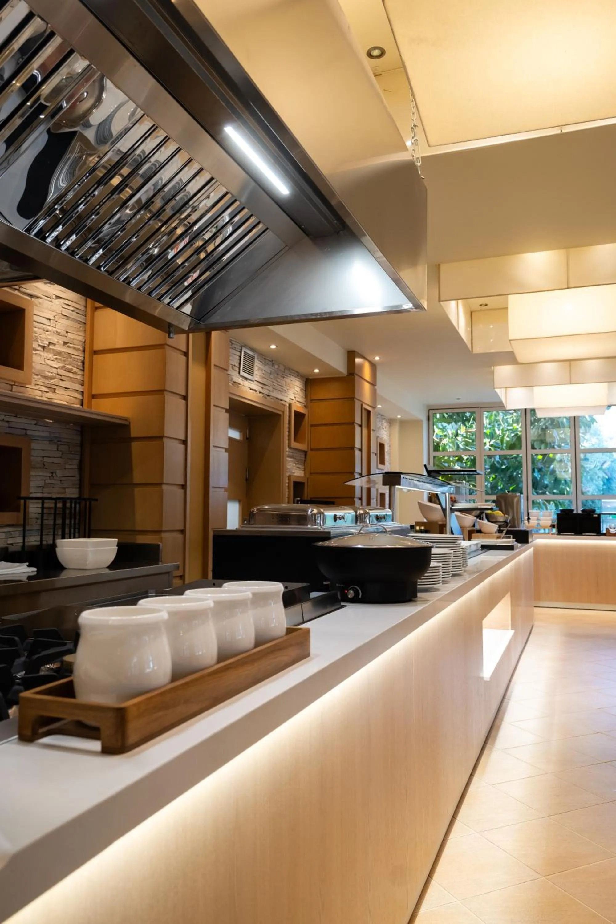 Kitchen or kitchenette in Nia Boutique Hotel by Rapo's Resort