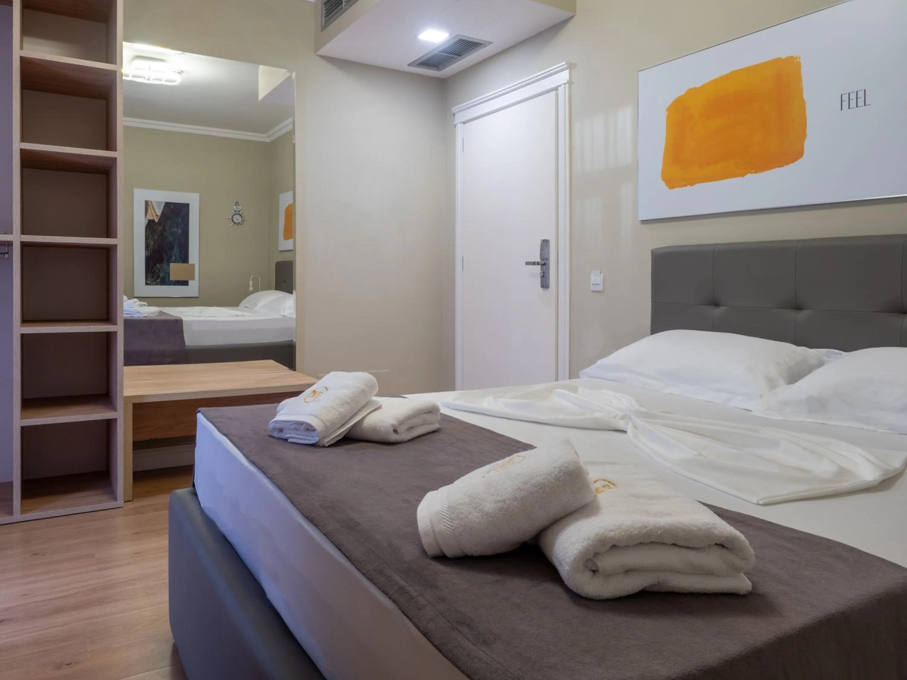 Bed in Nia Boutique Hotel by Rapo's Resort
