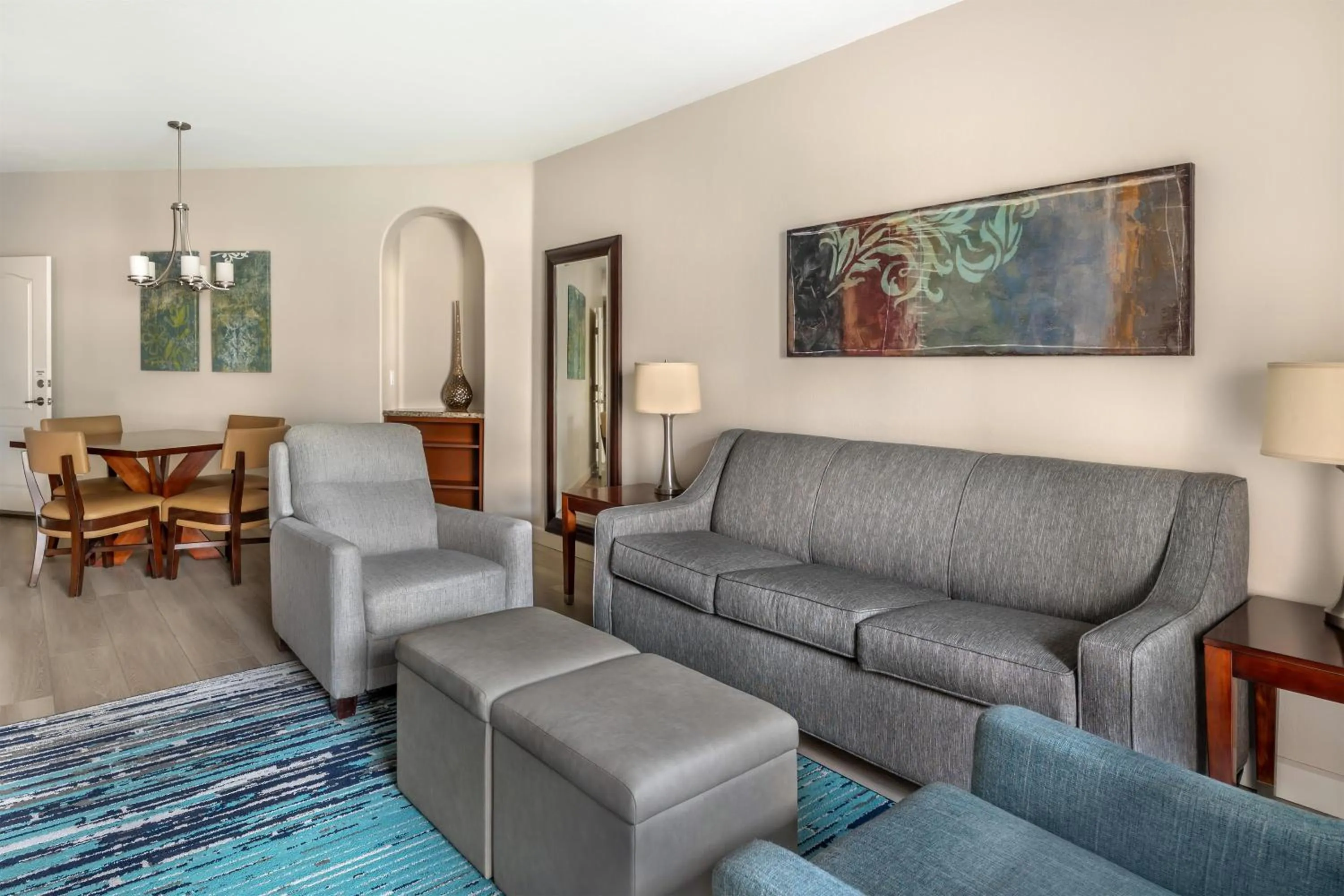 Living room in Hilton Vacation Club Scottsdale Villa Mirage