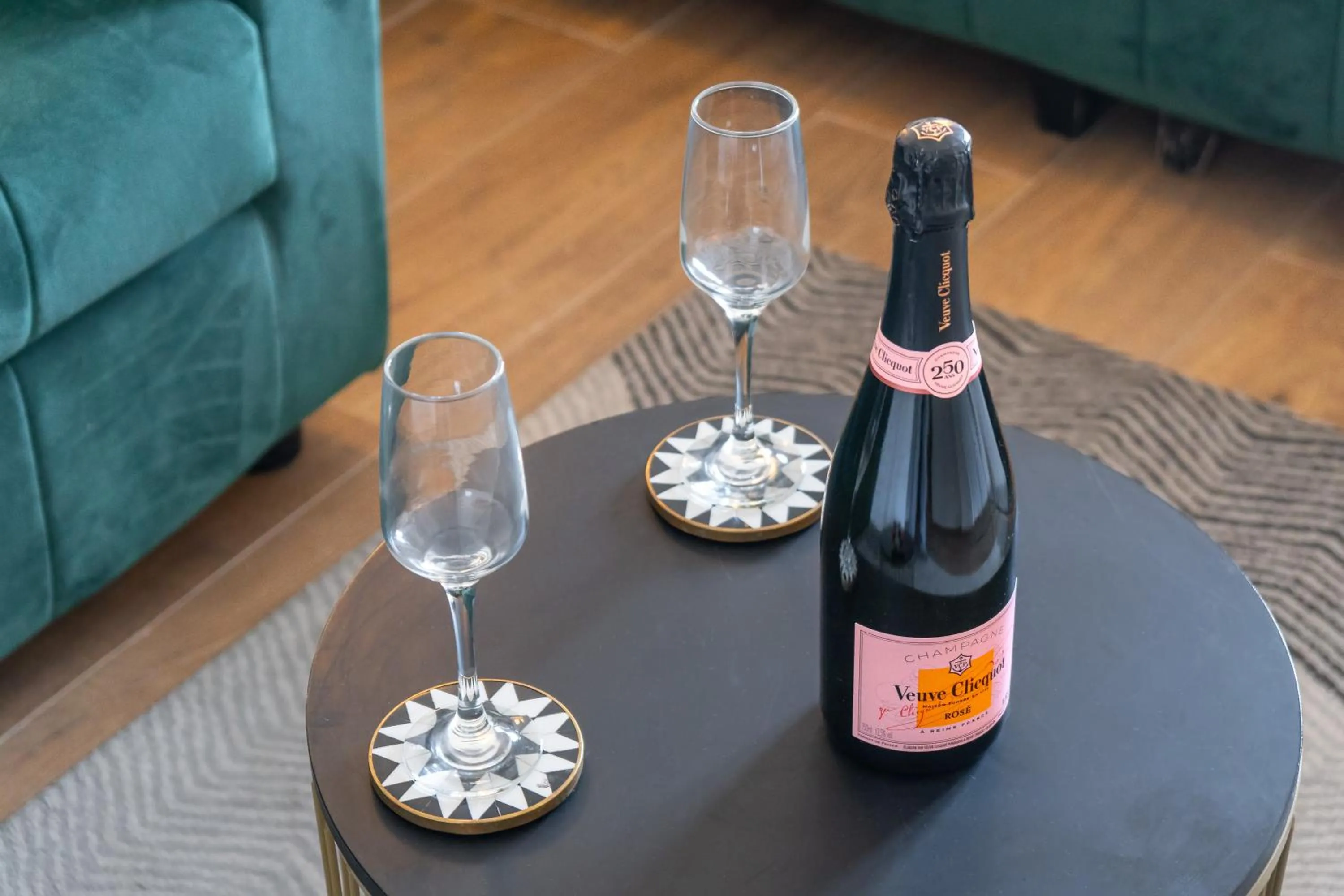 Seating area in MR P. Boutique Residence