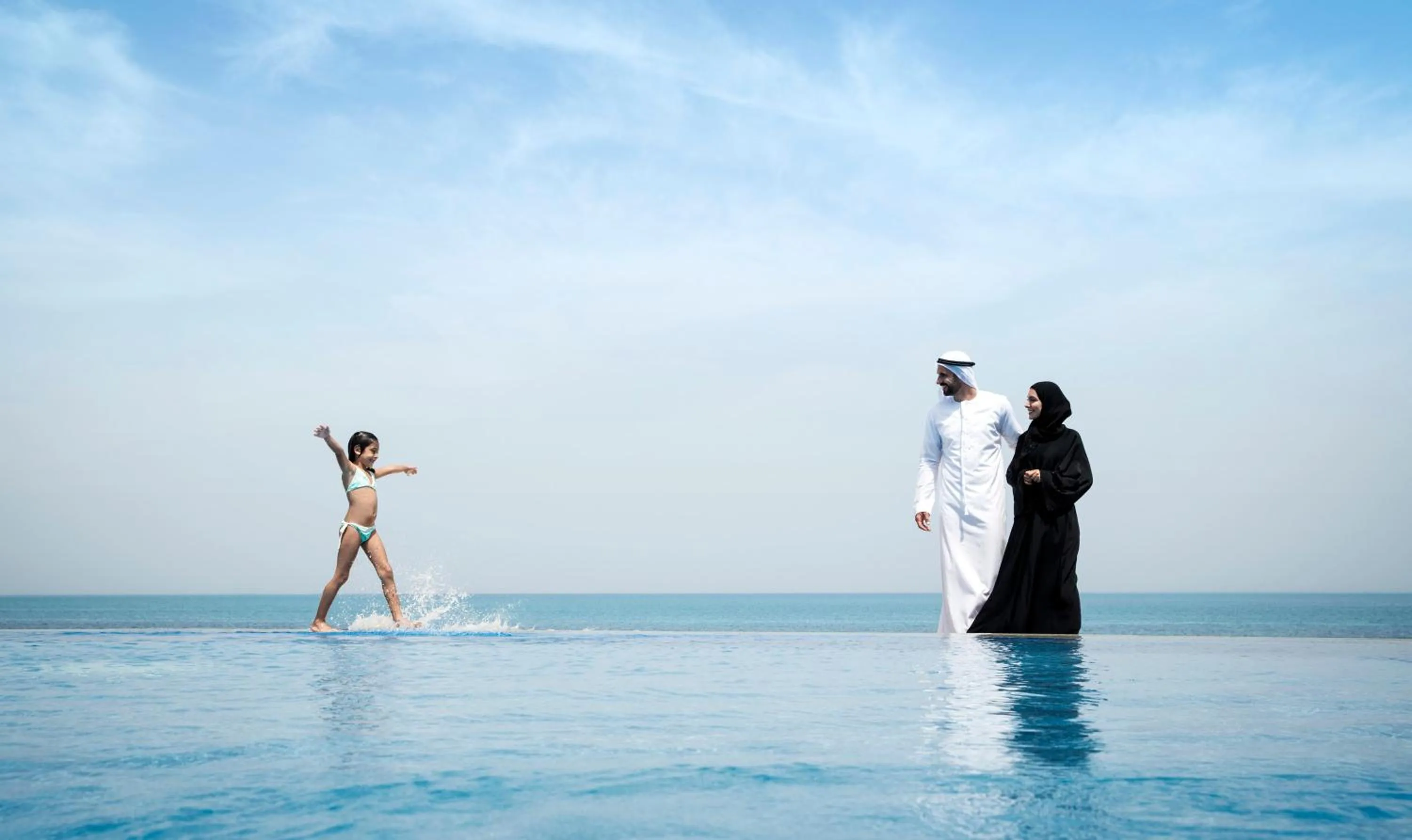 Family in Anantara Desert Islands Resort & Spa