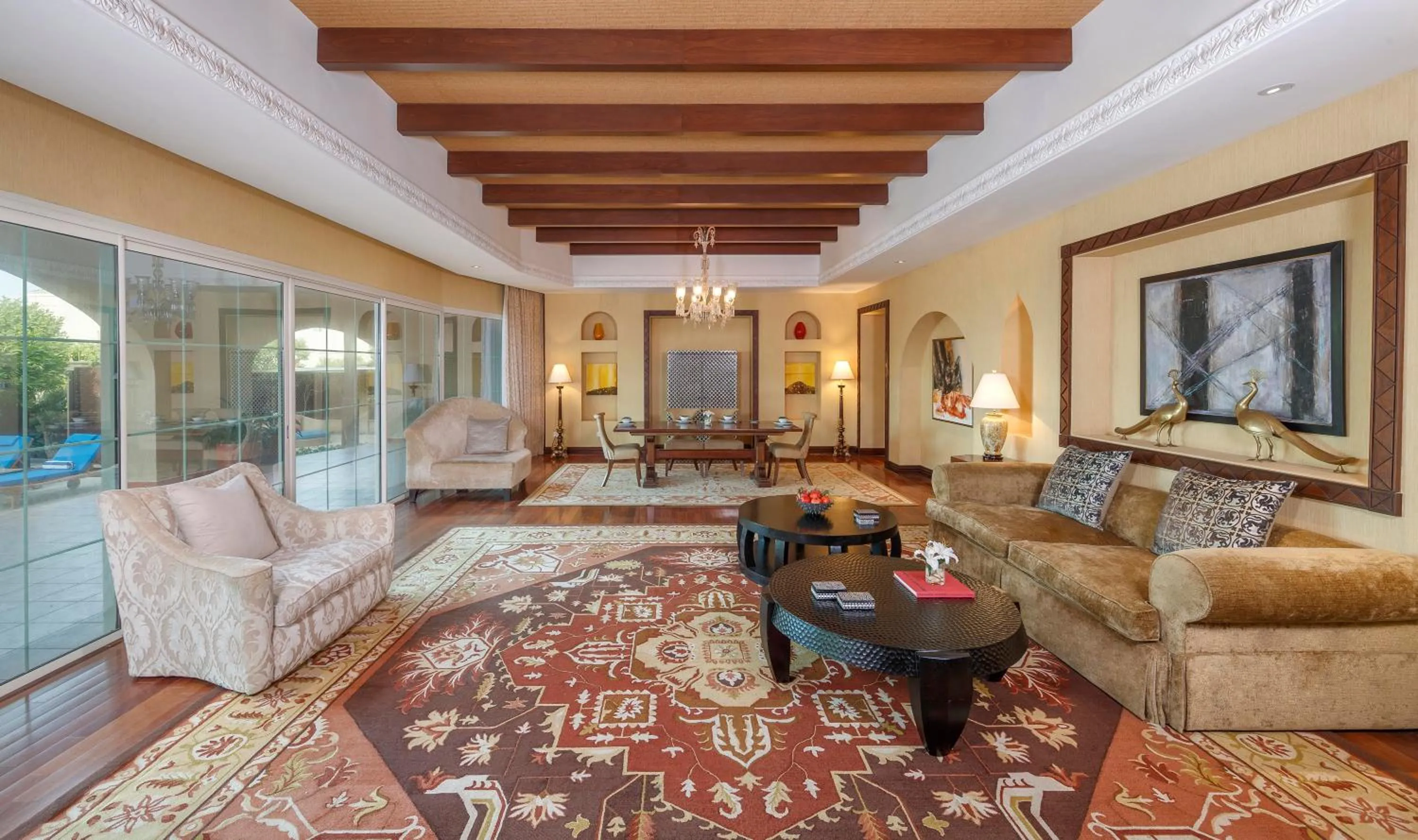Living room in Anantara Desert Islands Resort & Spa