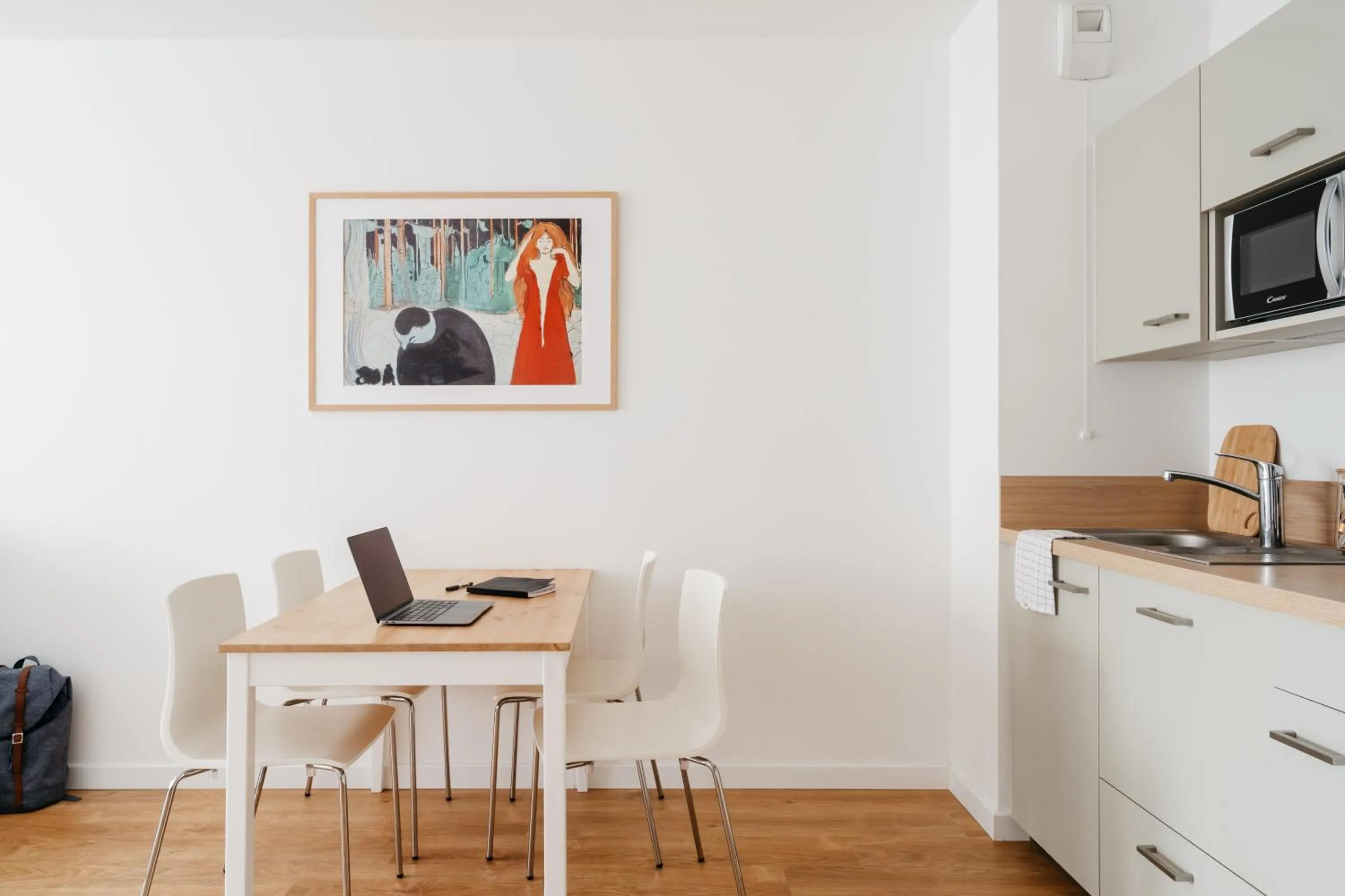 Kitchen or kitchenette in Edgar Suites Levallois – Jules Verne