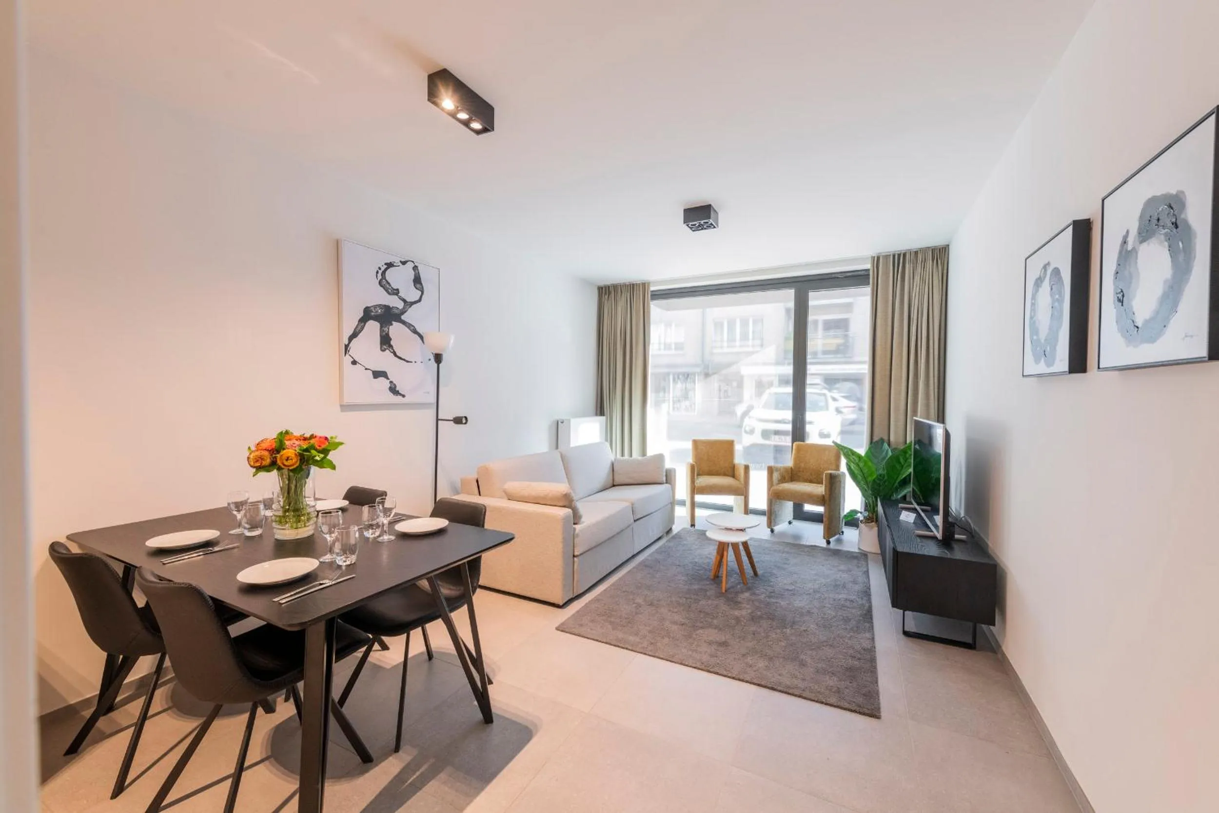 Living room in Belcasa Beach Suites & Lofts Aparthotel