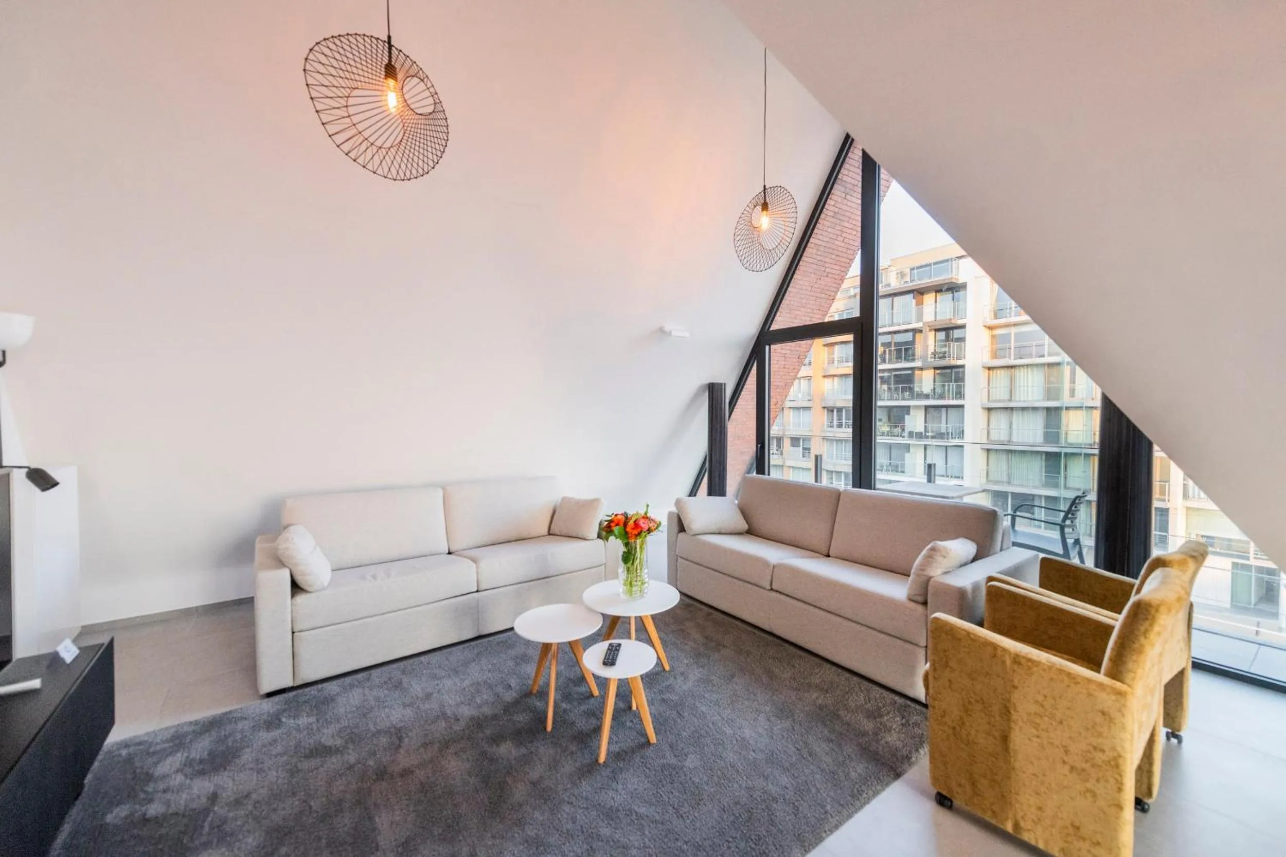 Living room in Belcasa Beach Suites & Lofts Aparthotel