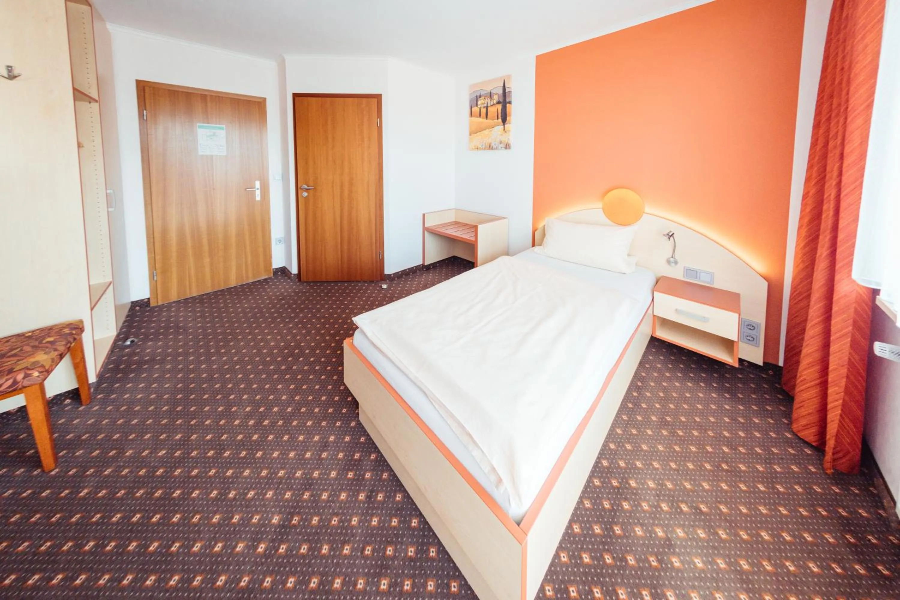 Bed in Hotel Sonnental