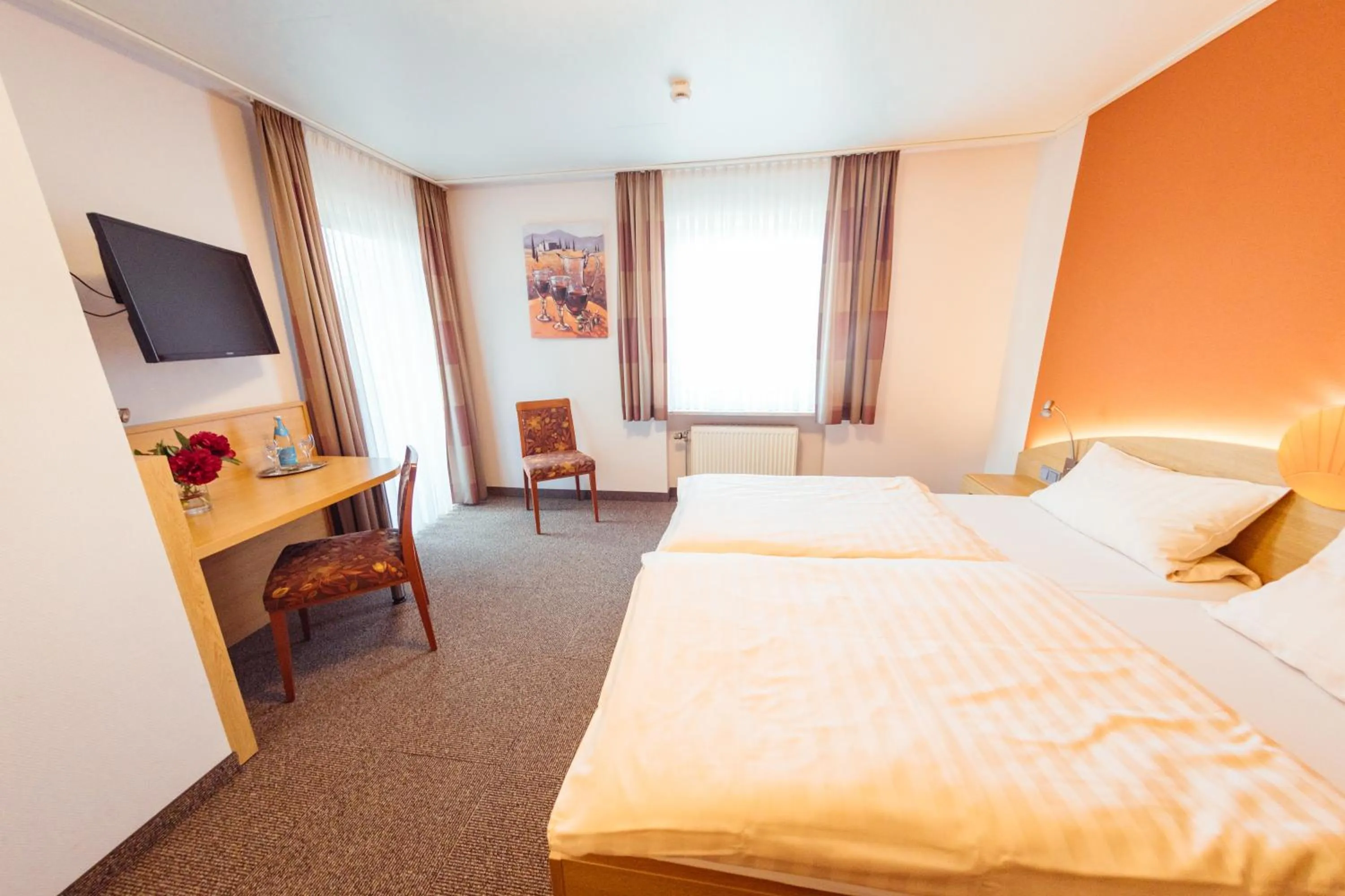 Bed in Hotel Sonnental