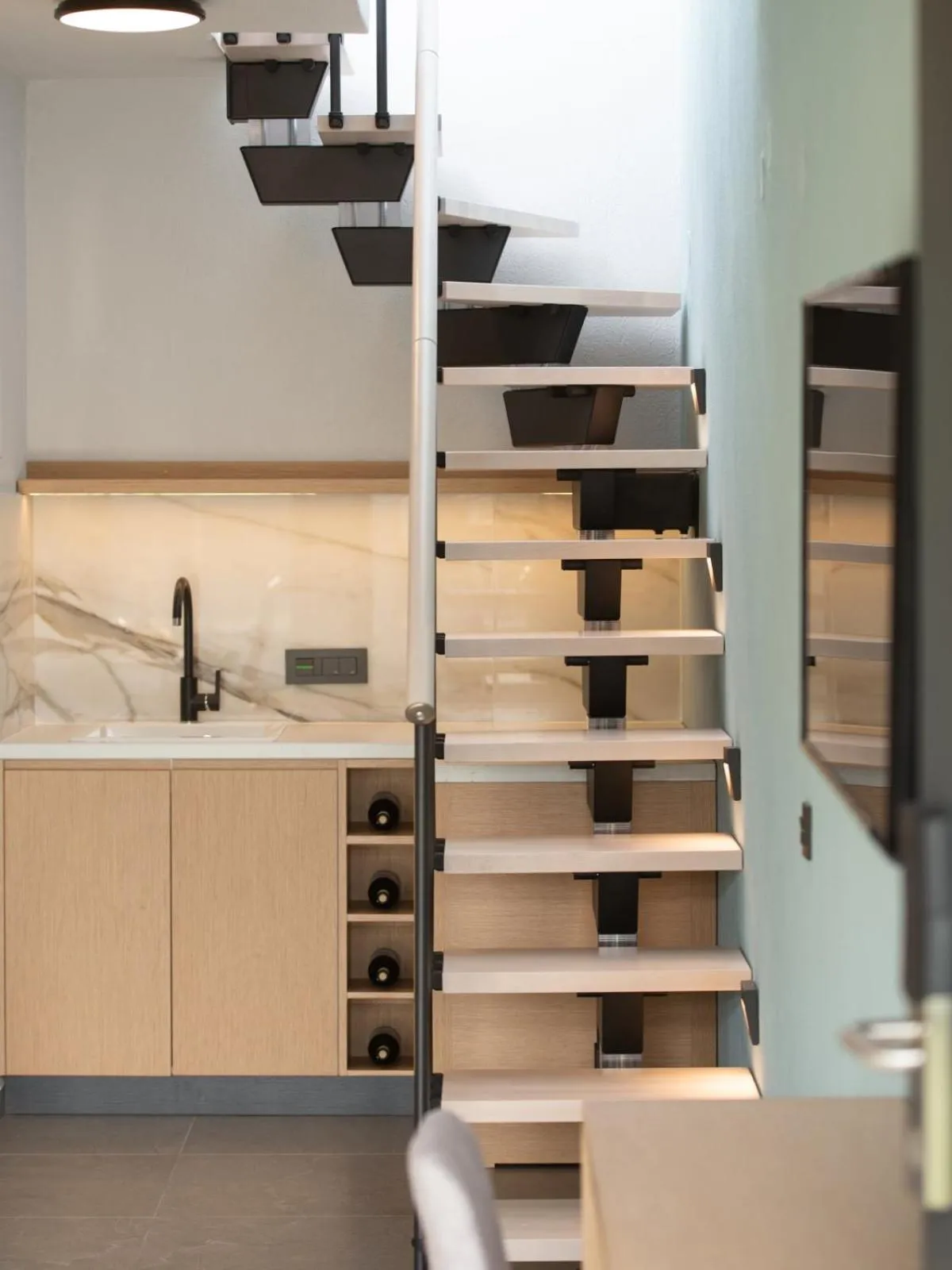 Kitchen or kitchenette in Aloe The Green Suites - Nikiti Halkidiki