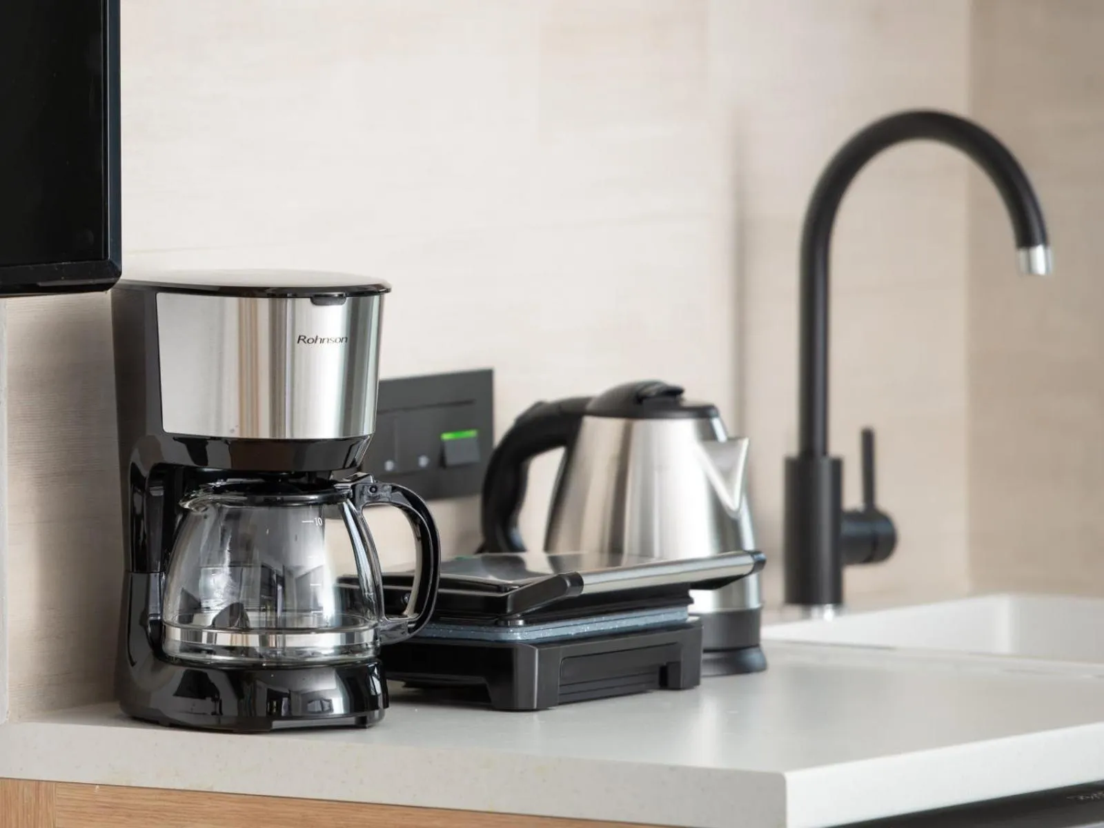 Coffee/tea facilities in Aloe The Green Suites - Nikiti Halkidiki