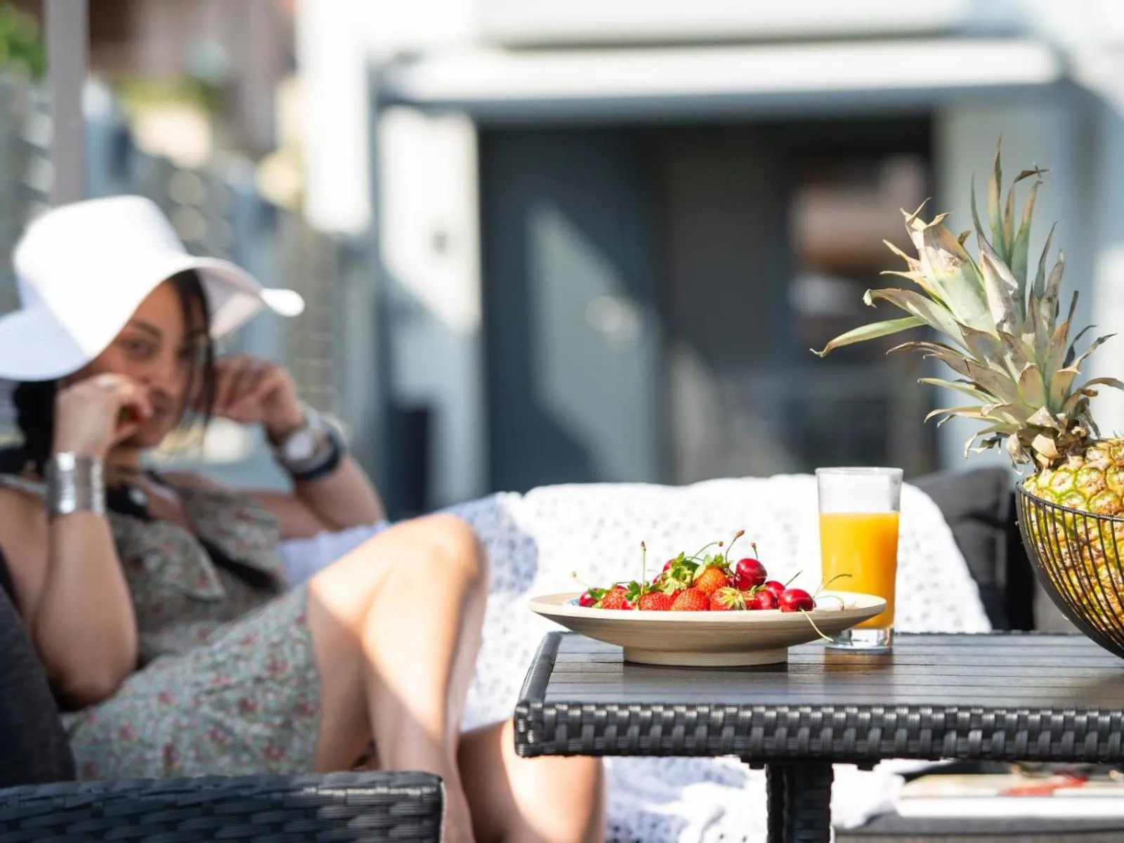 Balcony/Terrace in Aloe The Green Suites - Nikiti Halkidiki