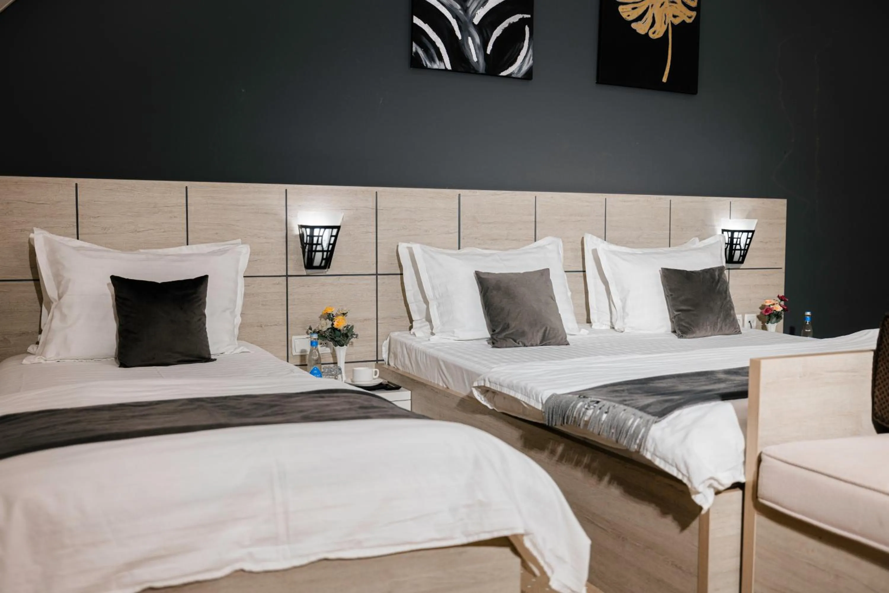 Bed in Art Regency Premium Hotel, Free Airport Shuttle Service