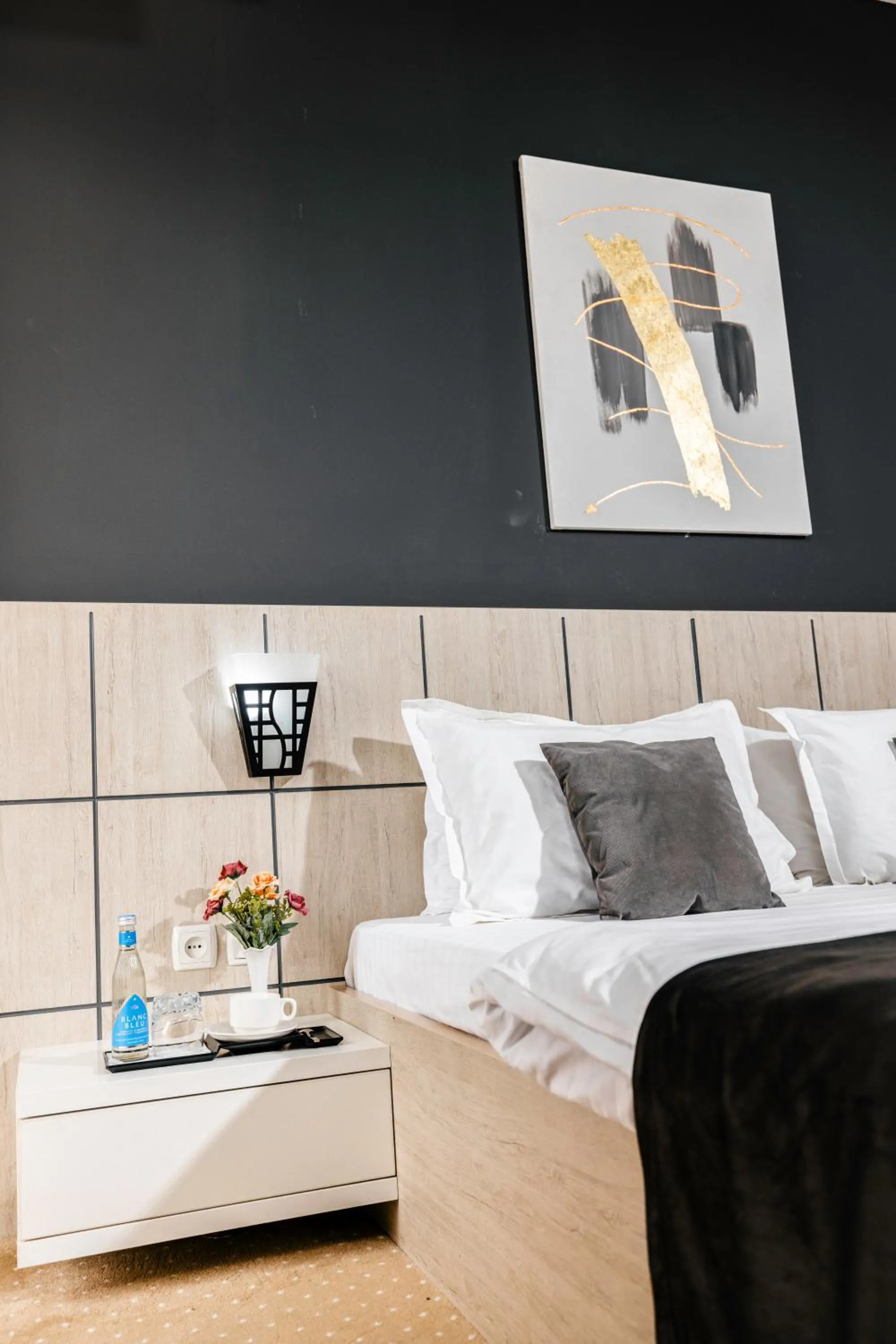 Bed in Art Regency Premium Hotel, Free Airport Shuttle Service