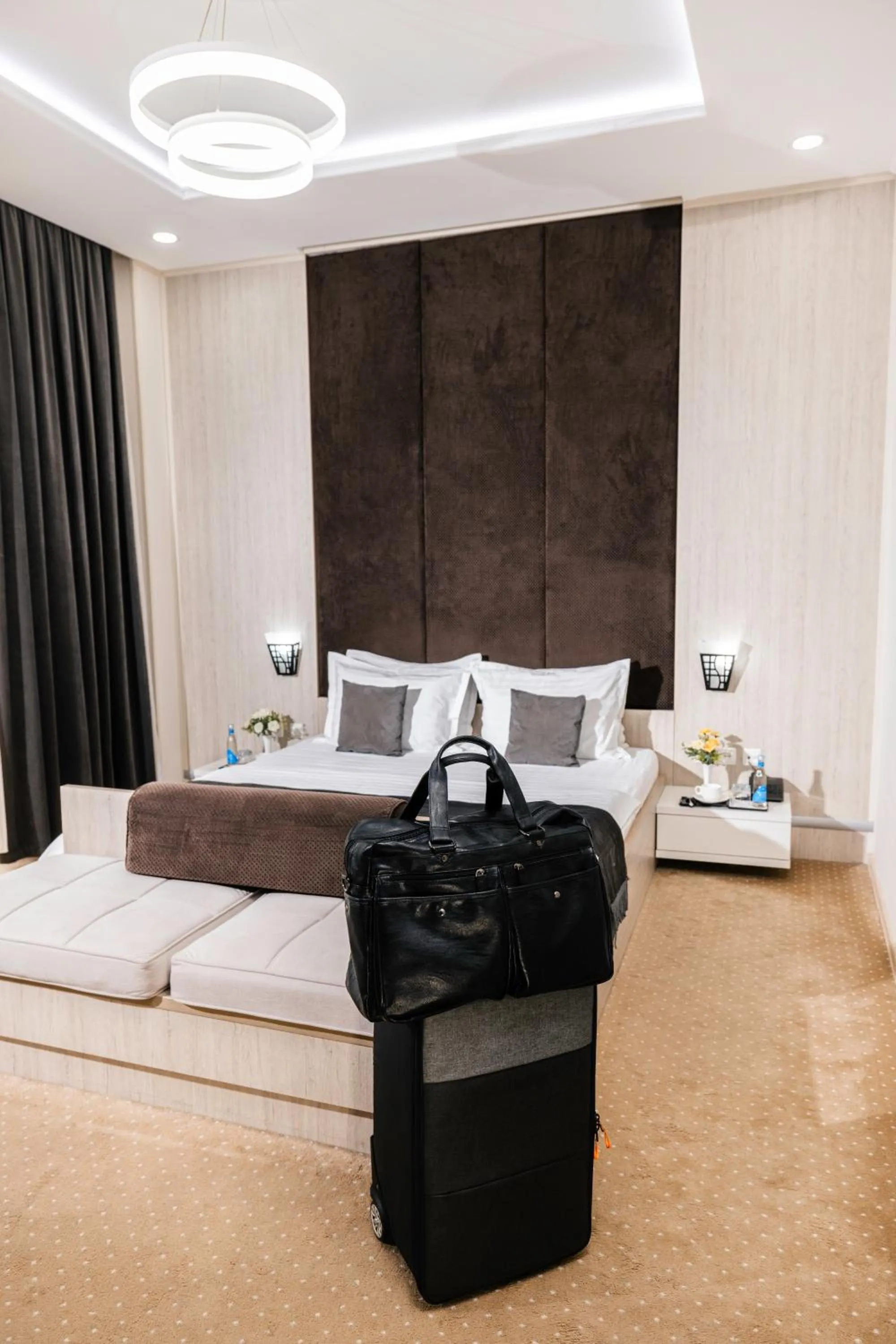 Bed in Art Regency Premium Hotel, Free Airport Shuttle Service